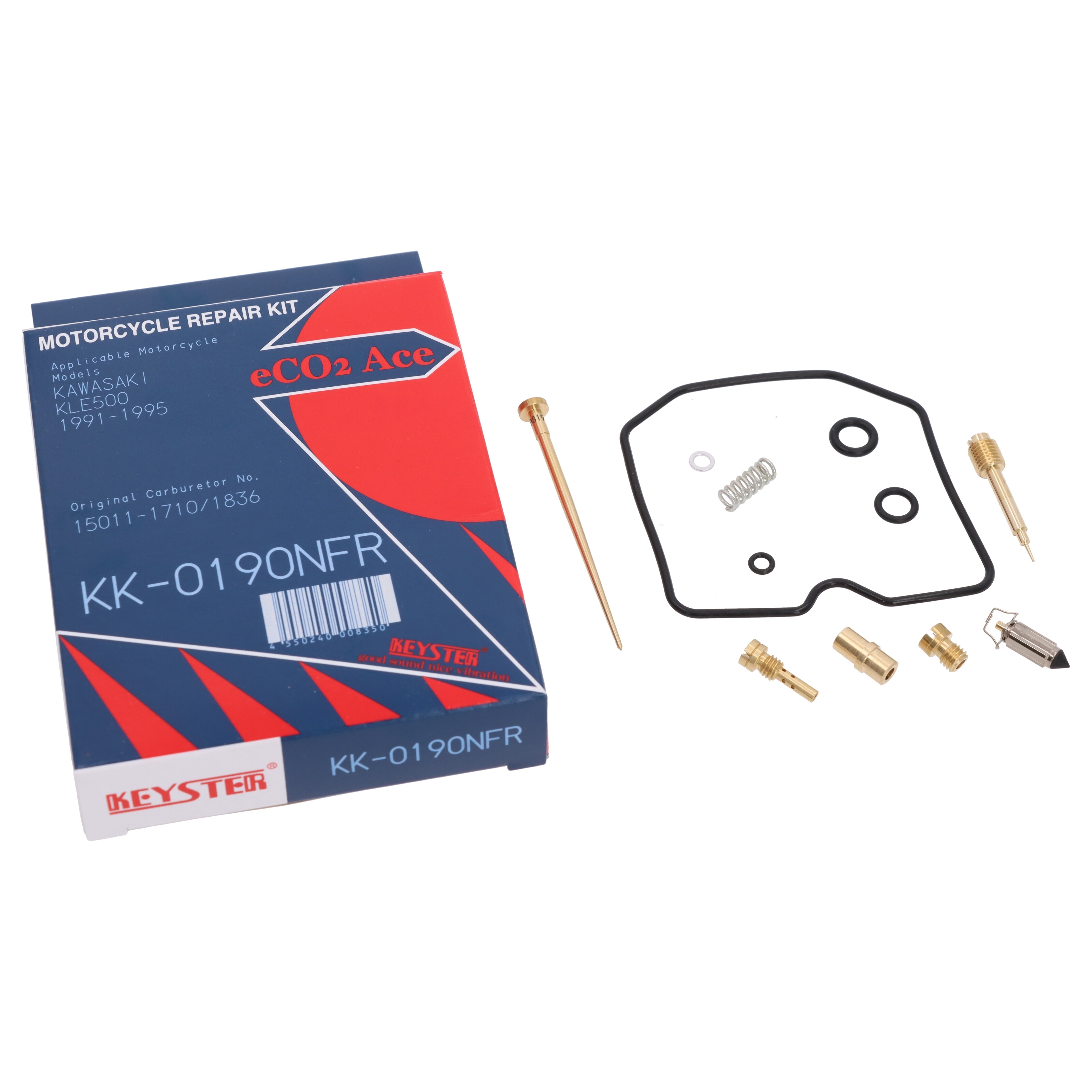 Keyster KK-0190NR Vergaser Reparatursatz für Kawasaki KLE500 KLE 500 A 1991 - 1995