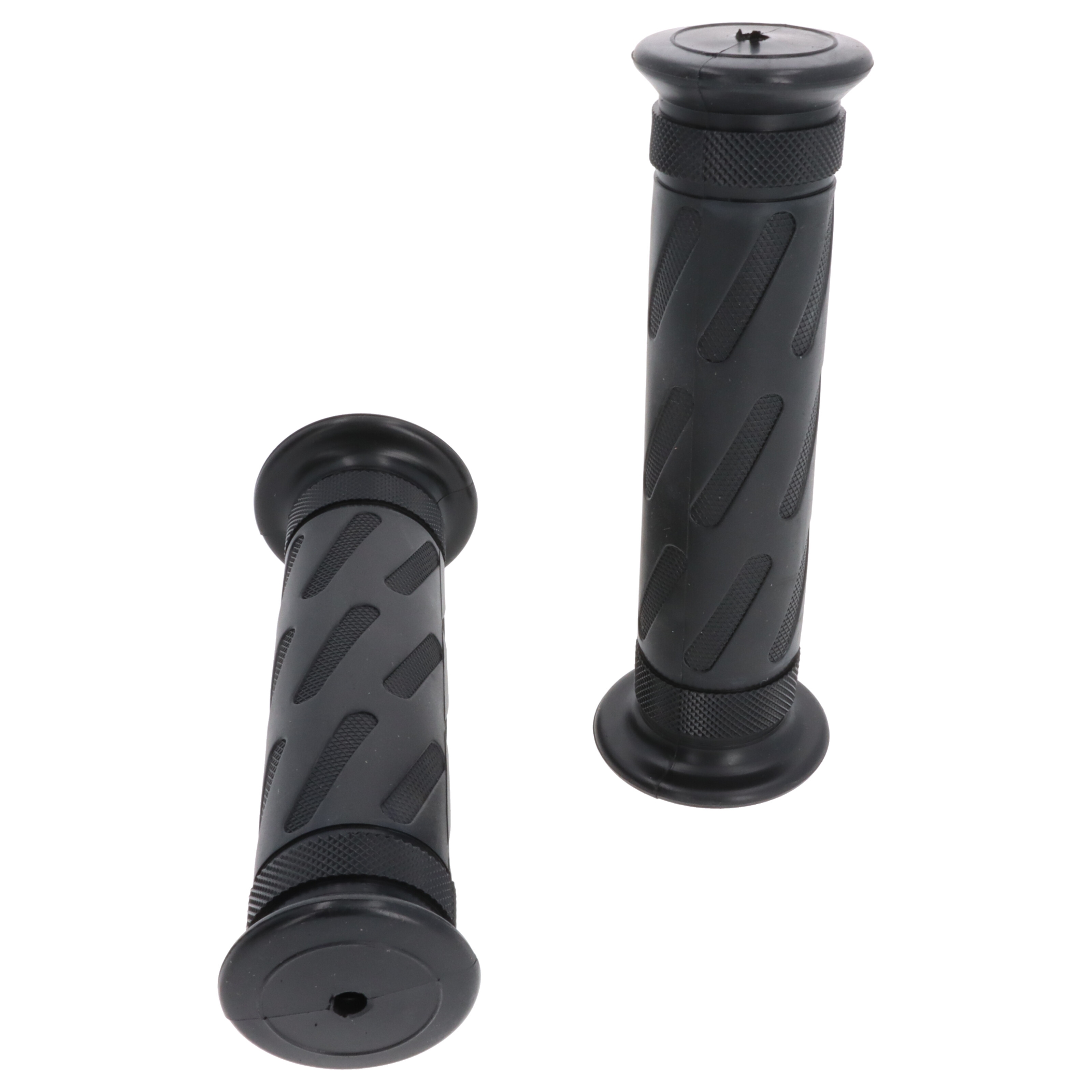 Griffgummi-Paar 21/25mm schwarz 133mm Motorrad Roller Griffe