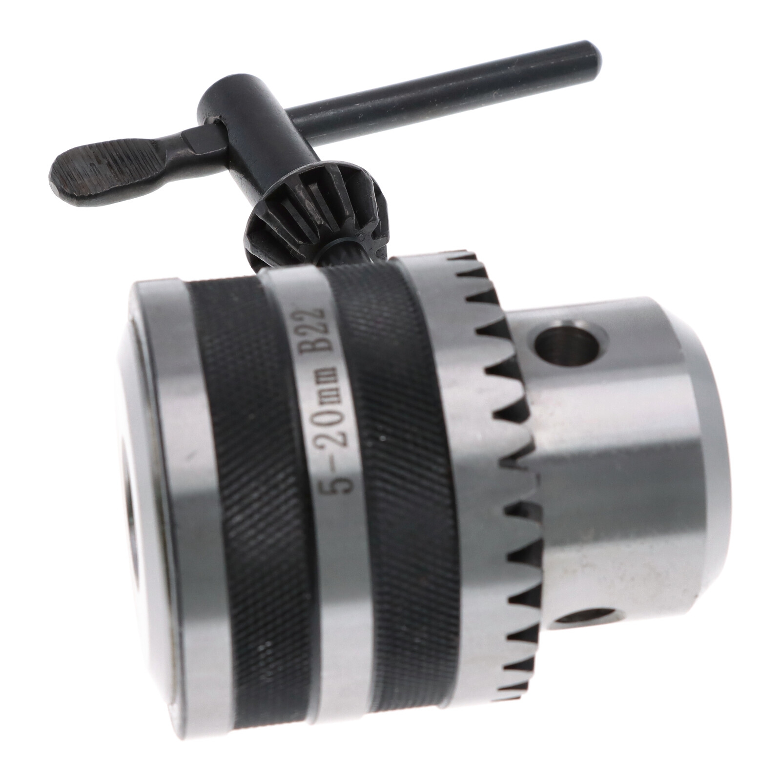 Zahnkranzbohrfutter 5-20 mm für Bohrfutterkegel B22 mit Schlüssel