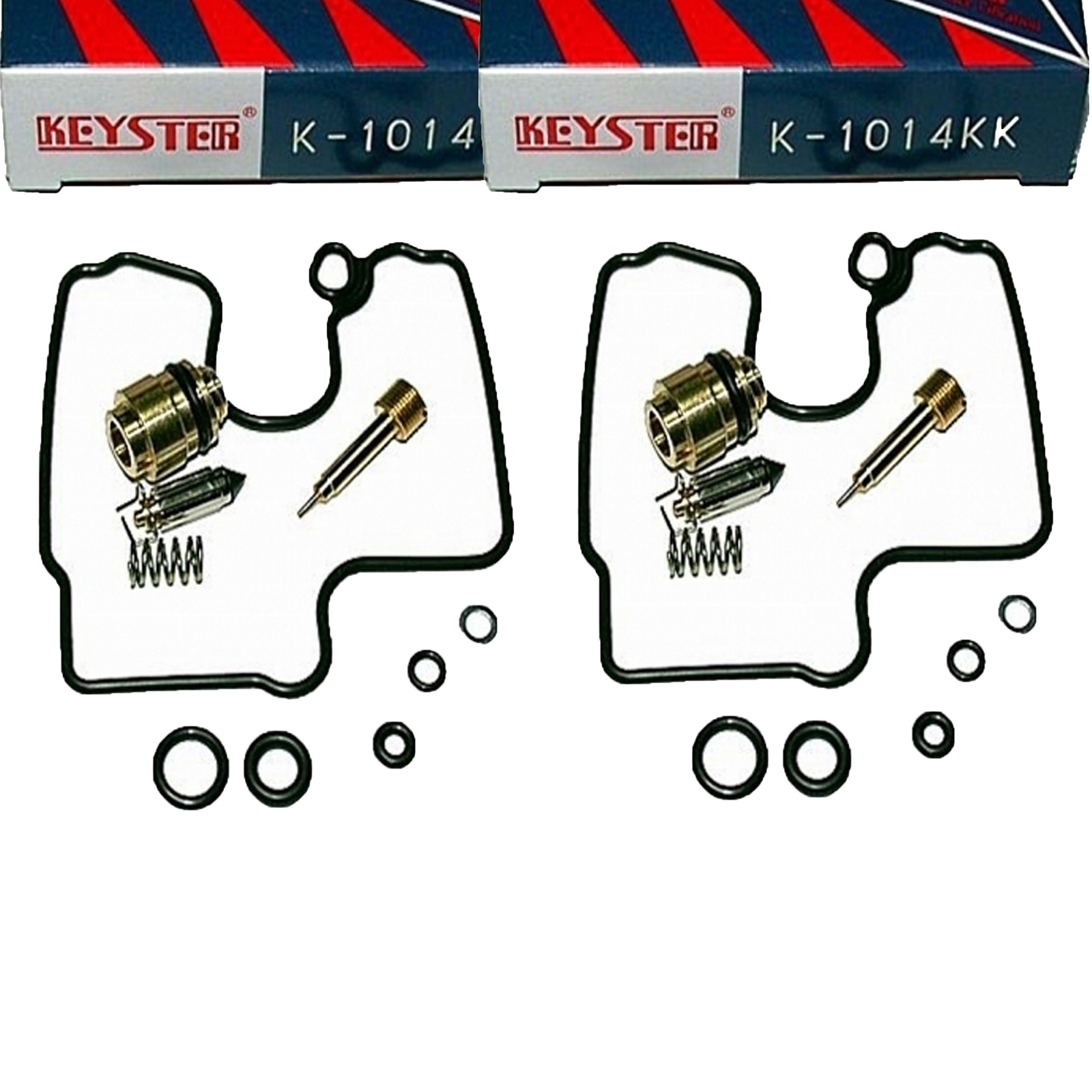2x Keyster Vergaserreparatursatz für Kawasaki ZX-6R ZX6R ZX600G ZX600J 1998-2001