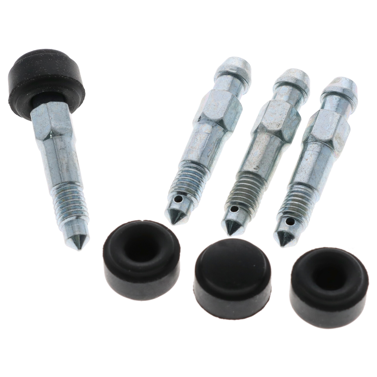 4x Quick Brake QB0069-4 Bremssattel Entlüfterschraube Entlüftungsventil M7x1x28 SW7 mit Kappen