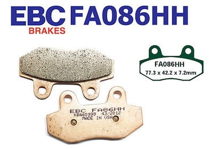 EBC Bremsbeläge FA086HH für Honda MBX 50 80 NSR 50 Sachs MadAss 50 125