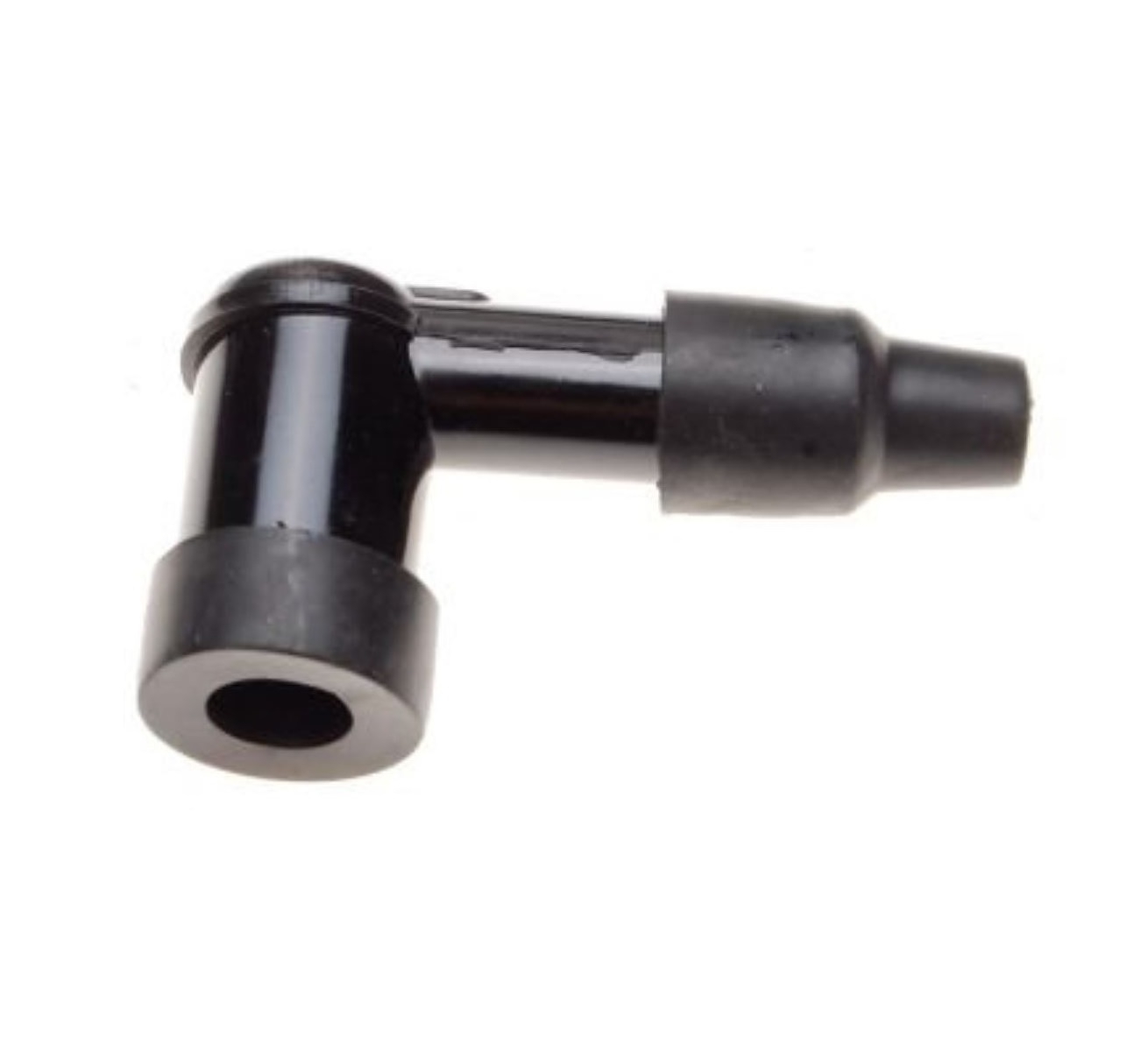 Zündkerzenstecker 90° abgewinkelt 34 x 48 mm für M4 Anschluss 10 - 12mm Kerzen