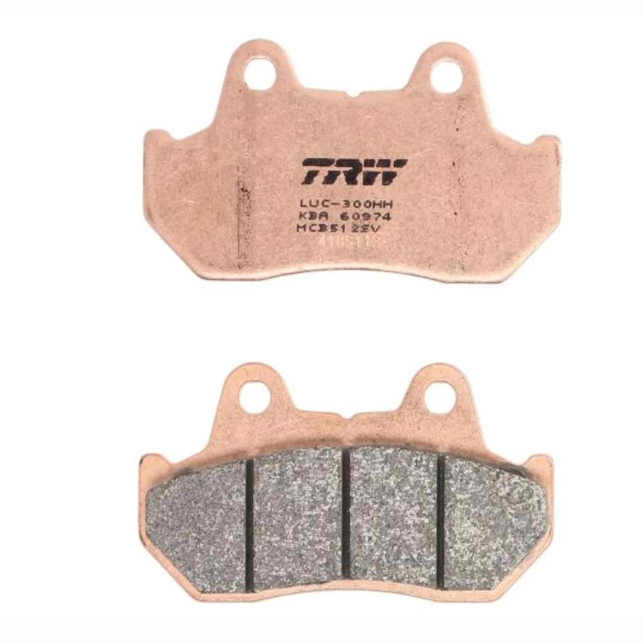 TRW MCB512SV Sintermetall Bremsbeläge vorne für Honda CB CBR CX CBX CMX GB GL NS VF VFR XL XLV