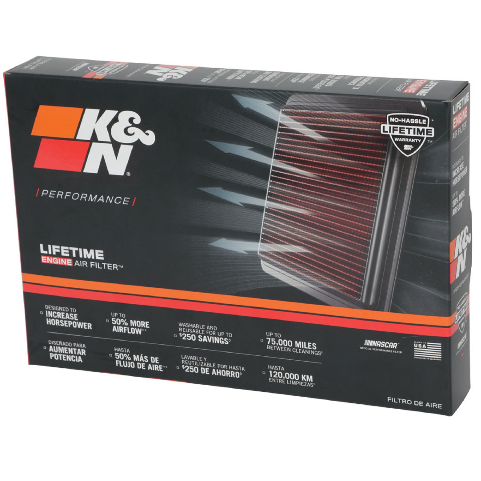 K&N Luftfilter für Daihatsu 1.3 10-13 Subaru 1.3 11-14 Toyota 1.3 1.5 99-17