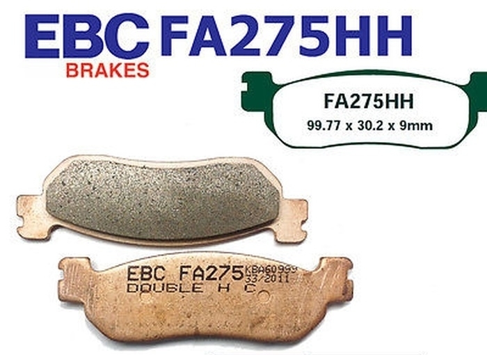EBC Bremsbeläge FA275HH für Yamaha TW YZF-R6 YZF-R1 XG 125 200 250 H N E