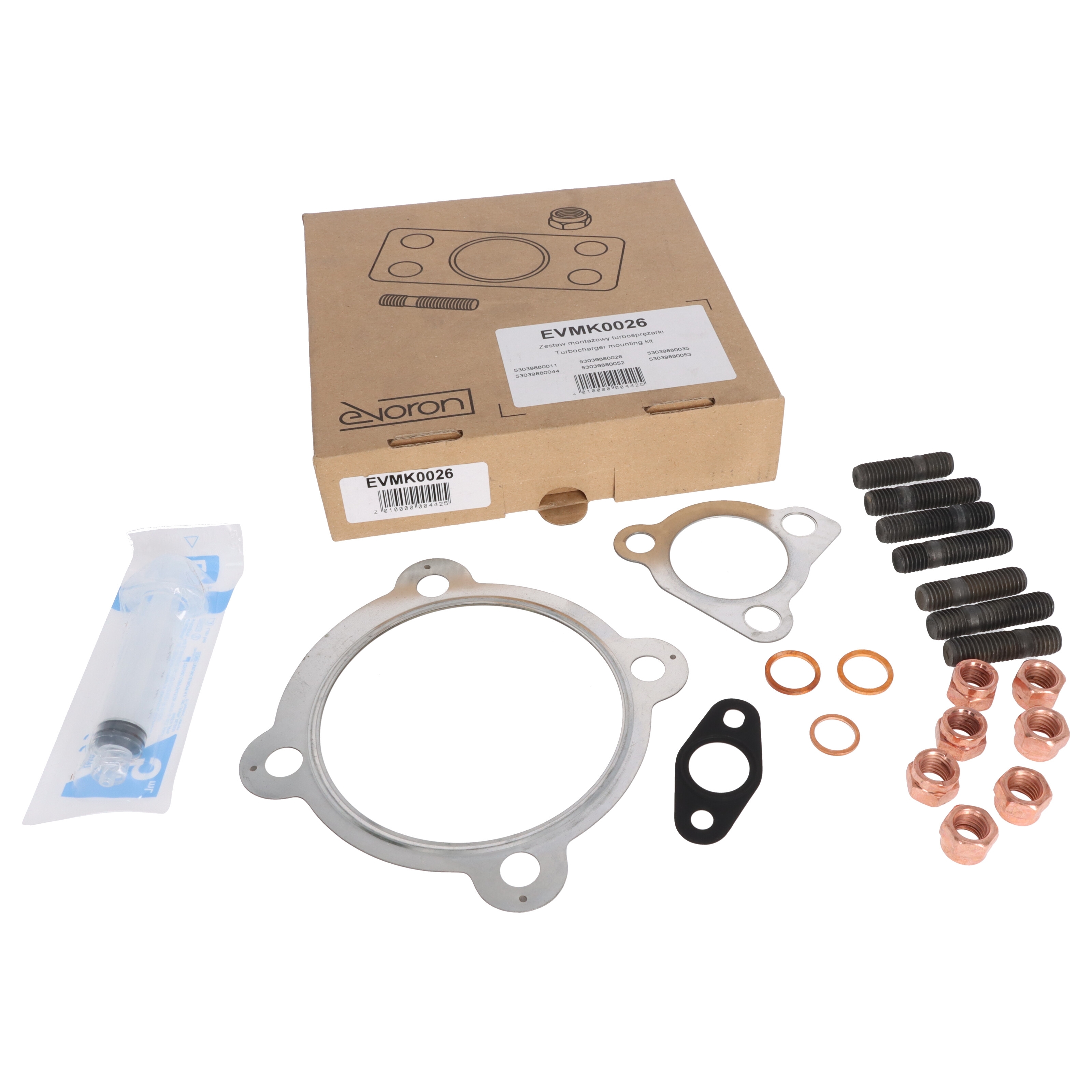 Evoron EVKM0026 Montagesatz Turbolader für AUDI A3 8L TT SEAT LEON 1M1 SKODA VW GOLF 4 1.8 T