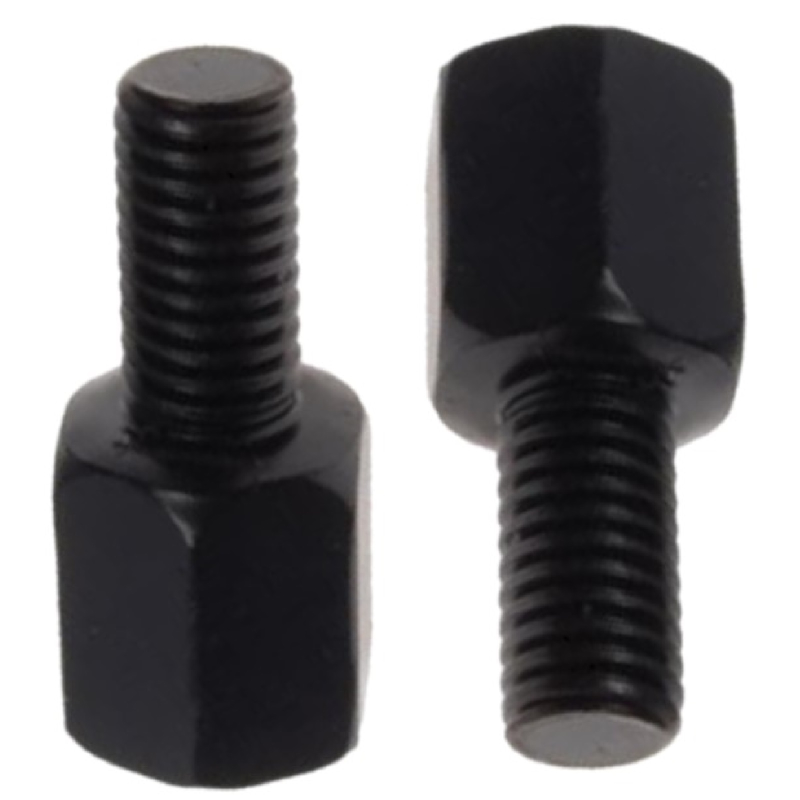 2x Spiegeladapter schwarz M8 Rechts auf M8 Links Spiegel Gewinde Adapter