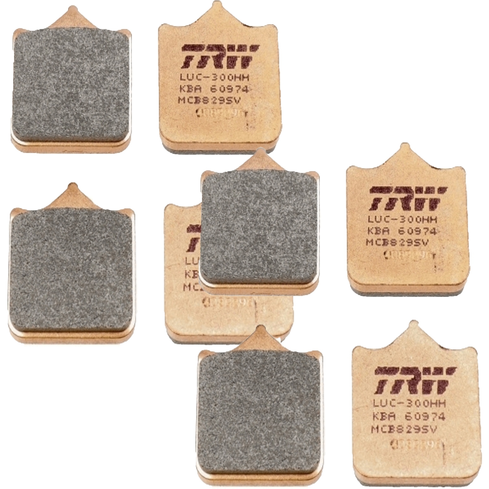 TRW MCB829SV Sintermetall Bremsbelagsatz vorne für BMW S1000 RR Triumph Scrambler Speed Triple