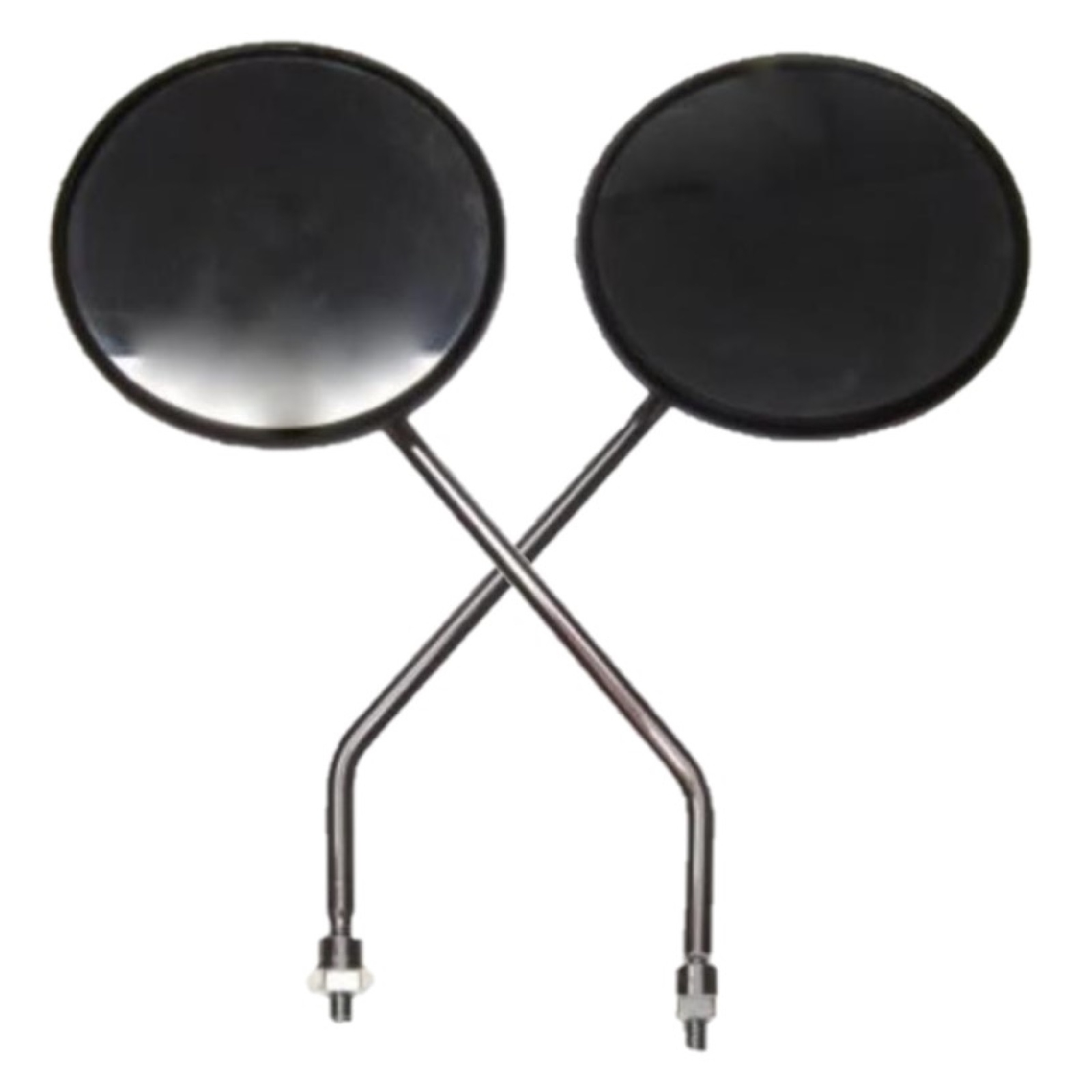 Spiegelpaar für Simson S50 S51 S70 SR50 Schwalbe KR51 M8x1.25 schwarz