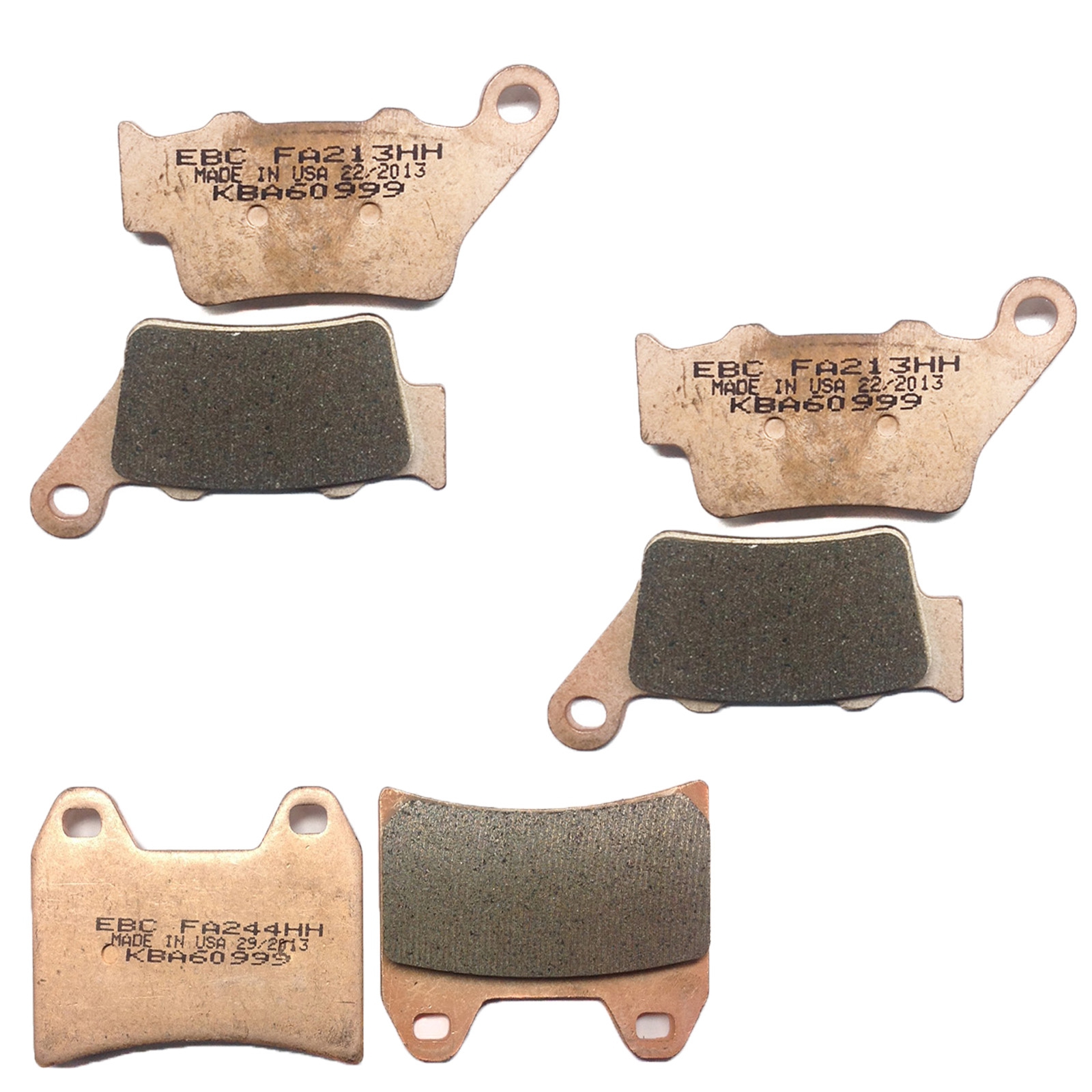 EBC Sintermetall Bremsbelagsatz für BMW F800 F 800 ST Aprilia Dorsoduro KTM Duke 790L