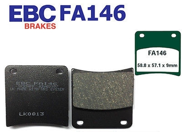 EBC Bremsbeläge FA146 für Suzuki GSX 600 750 VX 800 GSX 1100