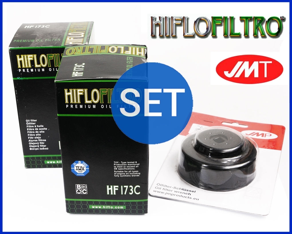 Set 2x Ölfilter + 1x Ölfilterschlüssel