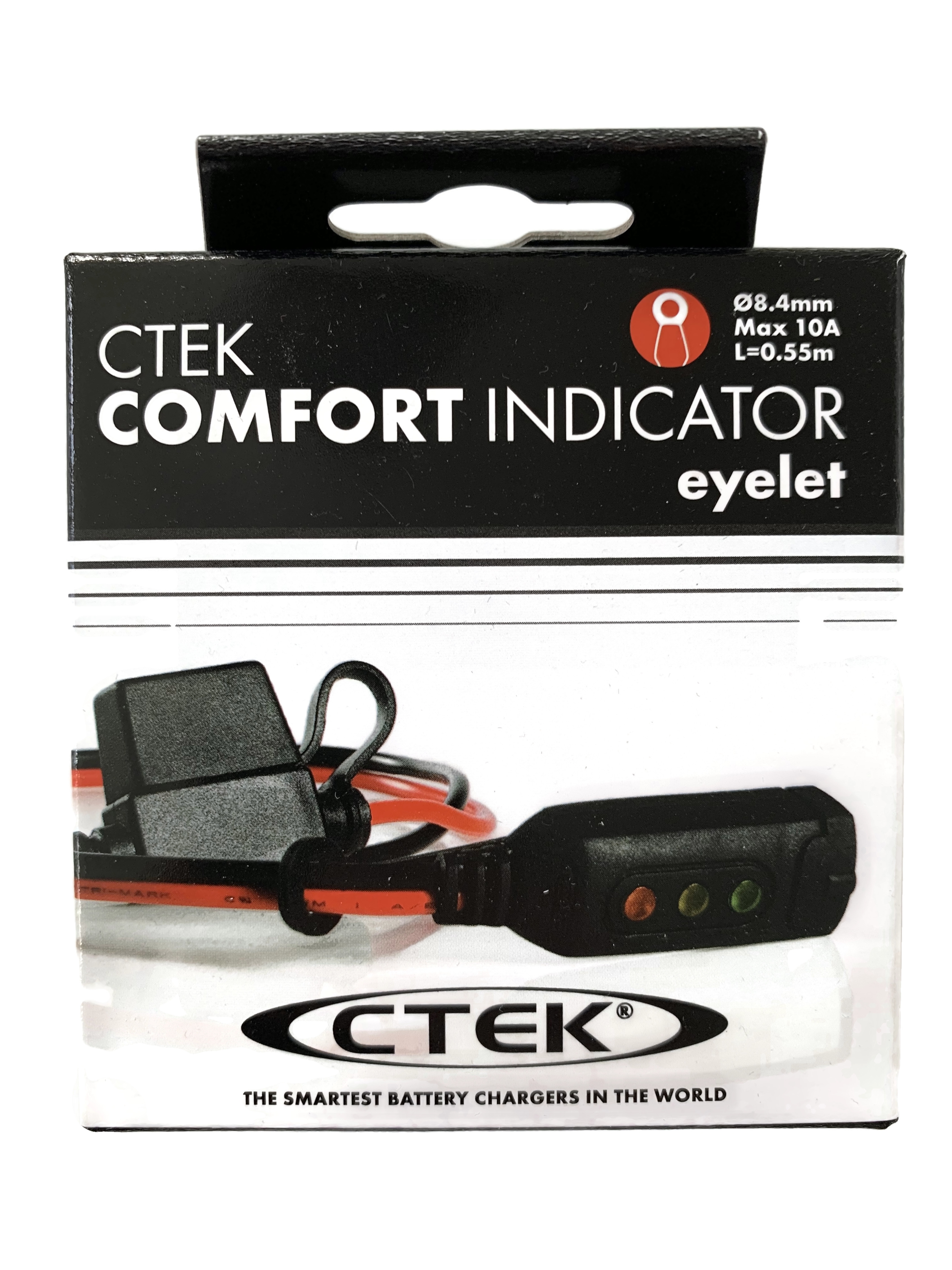 CTEK Ladezustandsanzeige / Comfort Indicator mit Ringkabelschuhen M8