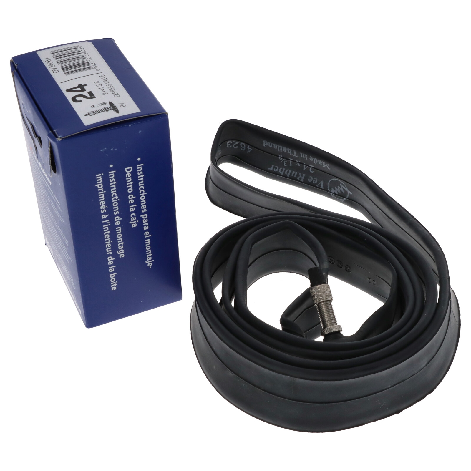 Reifenschlauch Schlauch für Rollstuhl 24x1 24x3/4  24x1 3/8 mit Dunlopventil