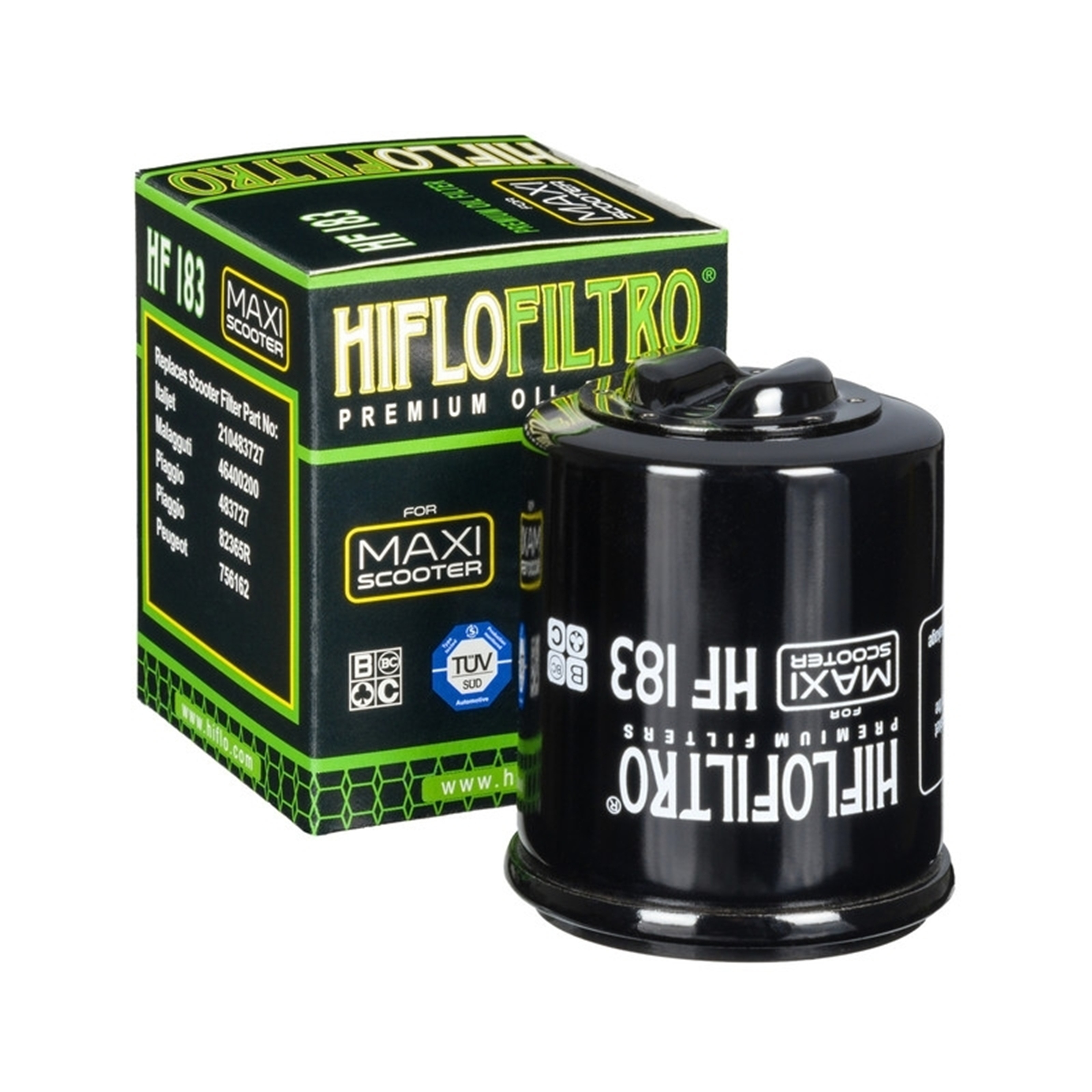 3x Hiflo HF183 Ölfilter für Vespa GTS 300 ET4 Leader 125 Primavera 150 Paggio Beverly