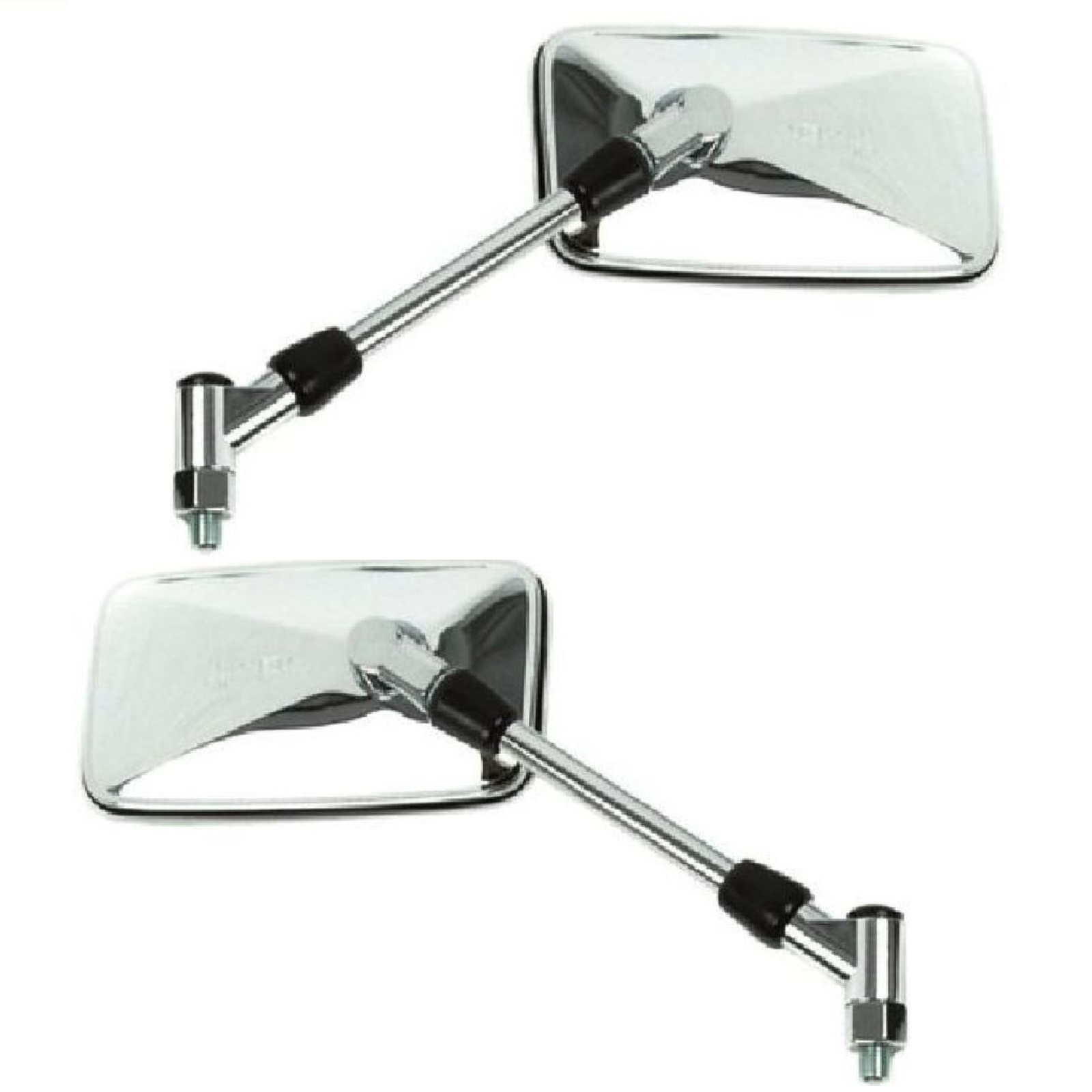 JMP Rückspiegel Paar für Yamaha FZX750 SR125 250 VMX-12 XJR1200 1300 XVZ XS XV Chrom