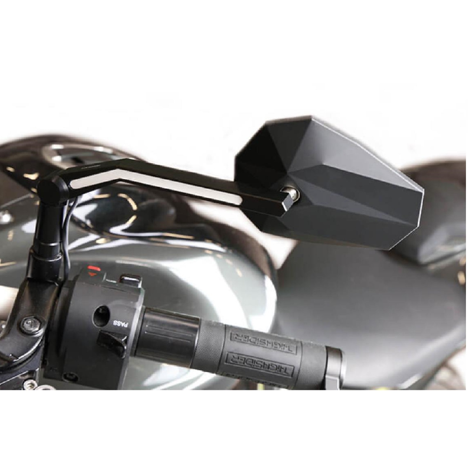 Spiegelpaar für Suzuki DL800 V-Strom 2023 mit LED Positionslicht mit Adapter