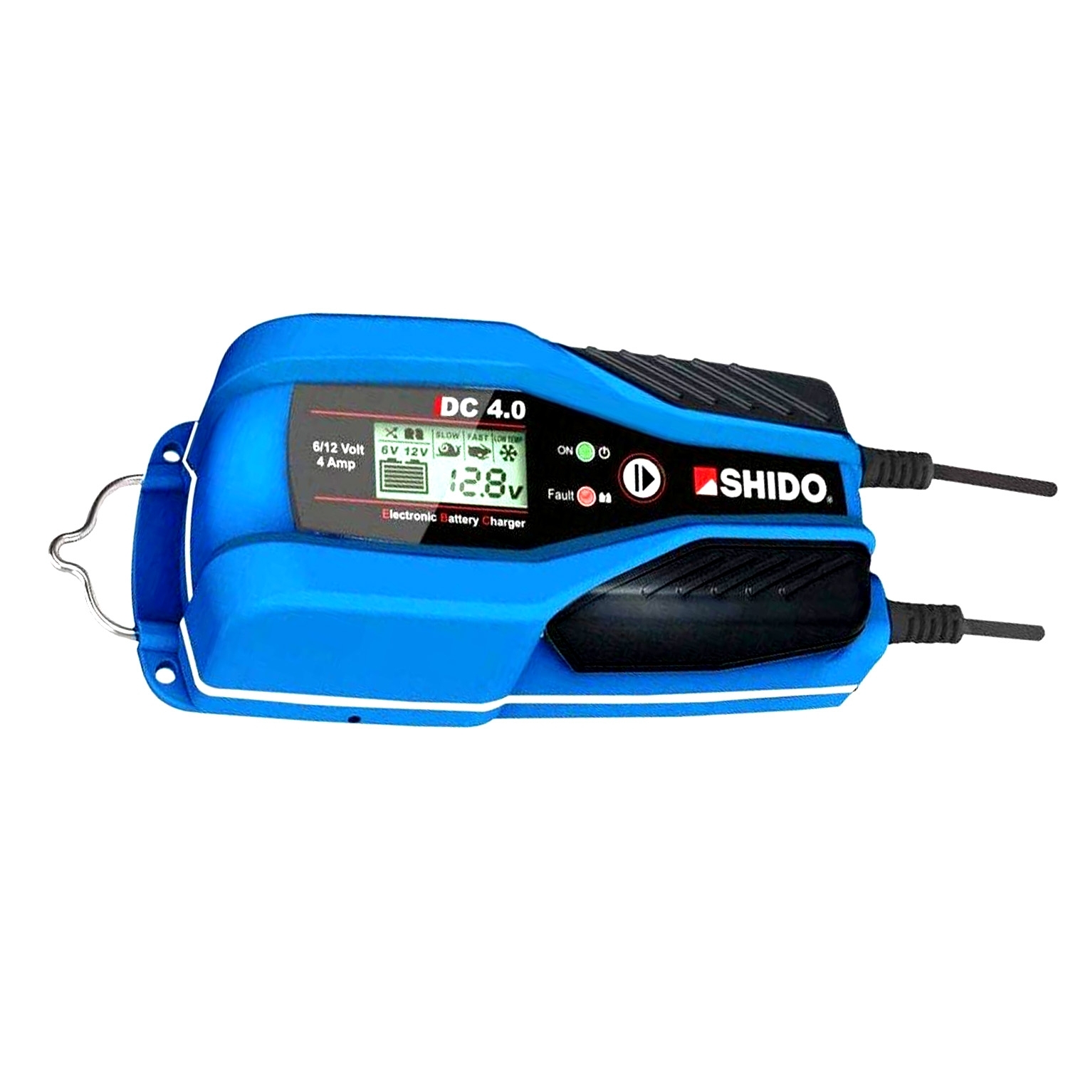 Shido Duales Batterieladegerät DC 4.0 Ladegerät Blei-, Säure- und Lithium Batterien