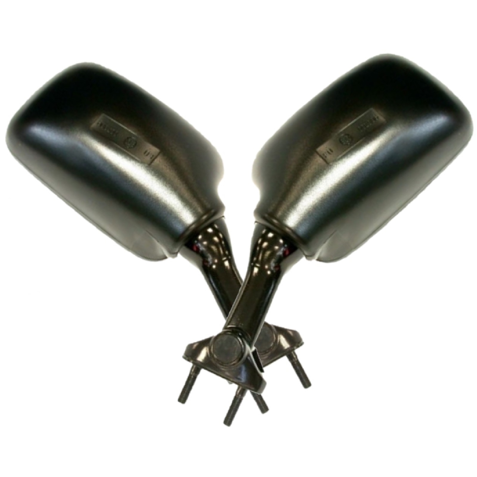 Verkleidungsspiegel Paar für Kawasaki ER 500 D GPZ 500 S ZX-6R 600 F ZX-7R 7RR 750 P ZXR 400 L