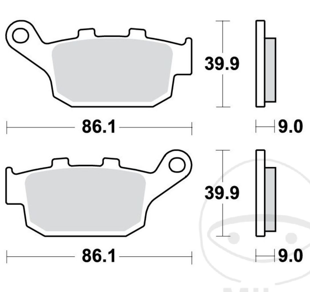 TRW Sintermetall Bremsbelagsatz für KTM SX 85 Freeride 350 250 Husqvarna TC85 vorne+hinten