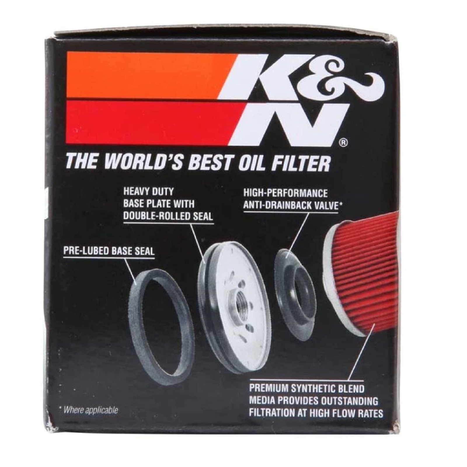 K&N Ölfilter KN-138 Suzuki GSF 600 Bandit U S SU F FU 1995 - 2001