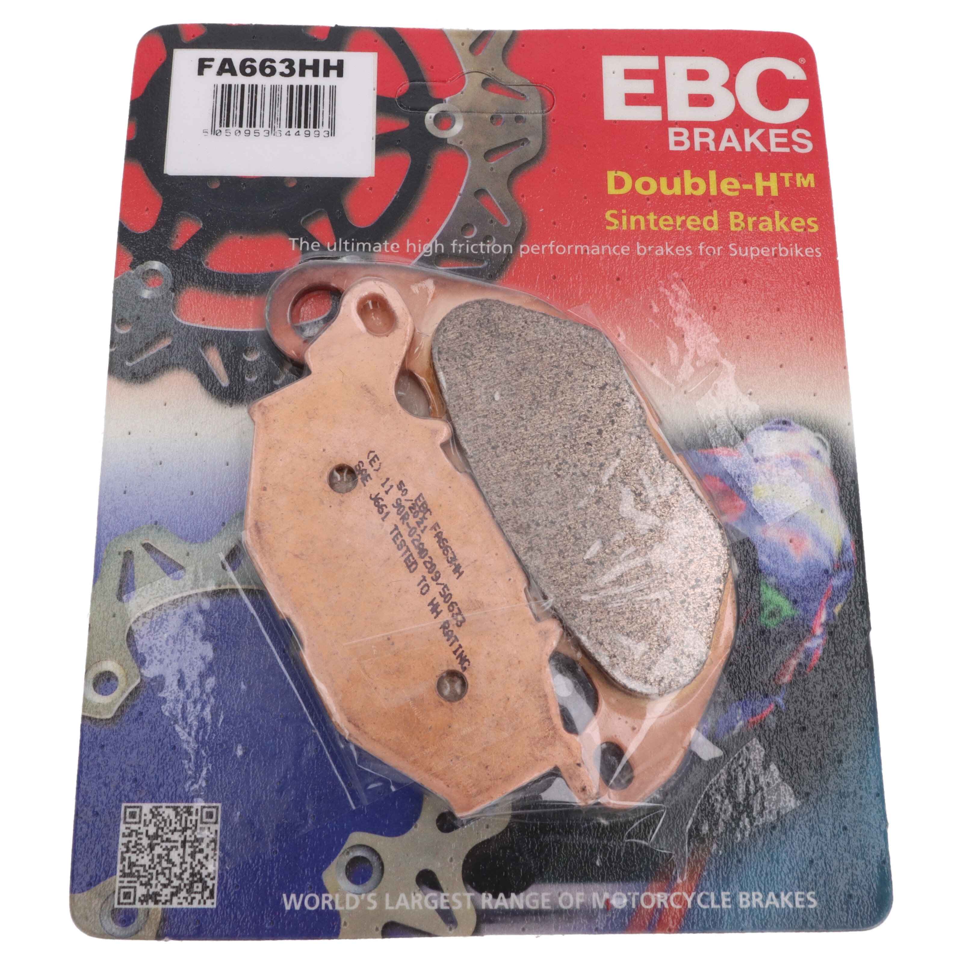 EBC Bremsbeläge FA663HH für Yamaha YZF-R3 320 A RH071 MT-03 320 A RH07K