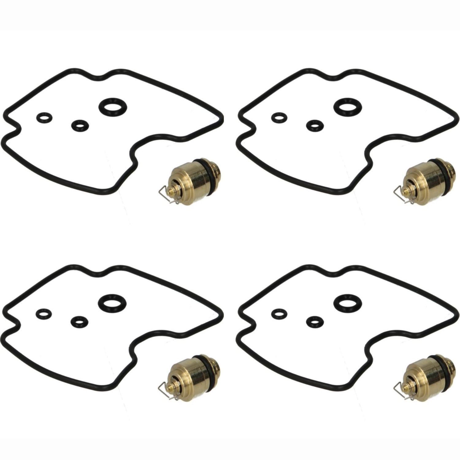 4x für Yamaha Fazer FZS1000 FZ1000S Vergaser Reparatursatz Tourmax CAB-Y39