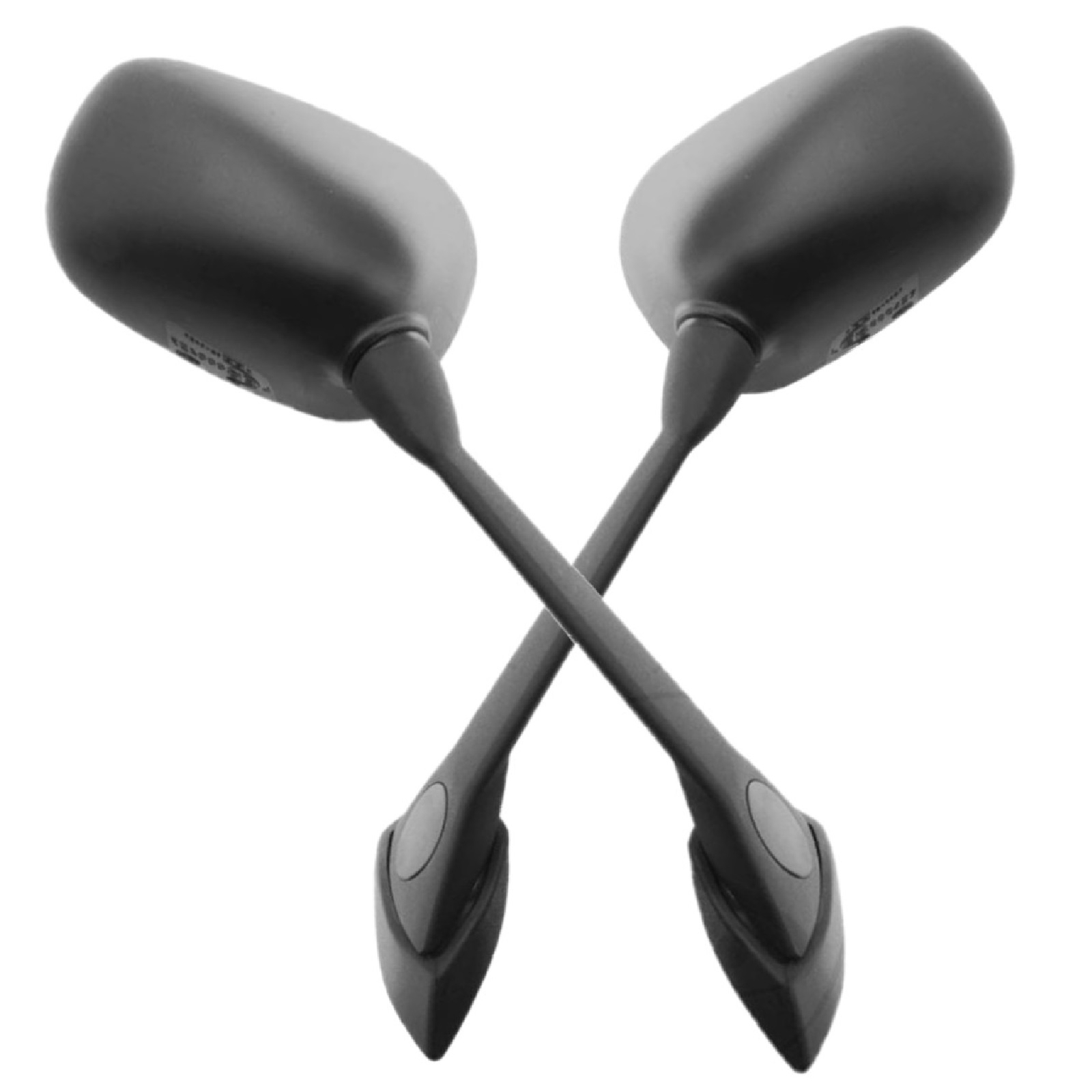 Verkleidungsspiegel Paar für Yamaha FZ1 1000 S 2006-2015 GT 2007 SA 2007-2015 aus Kunststoff in schwarz e-geprüft