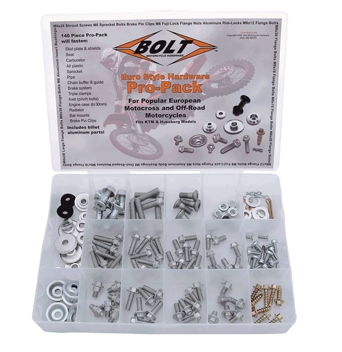 Bolt Pro Pack Schraubenkit 180 Tlg. für z.B. KTM / Husaberg