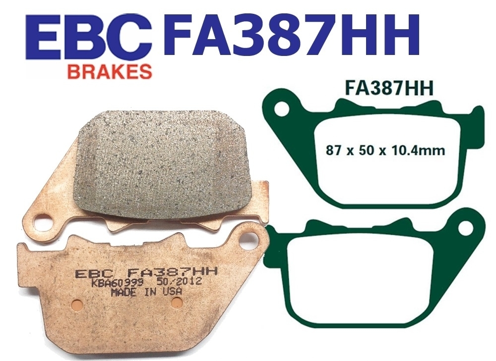 EBC Bremsbelag für Motorräder FA387HH Sintermetall