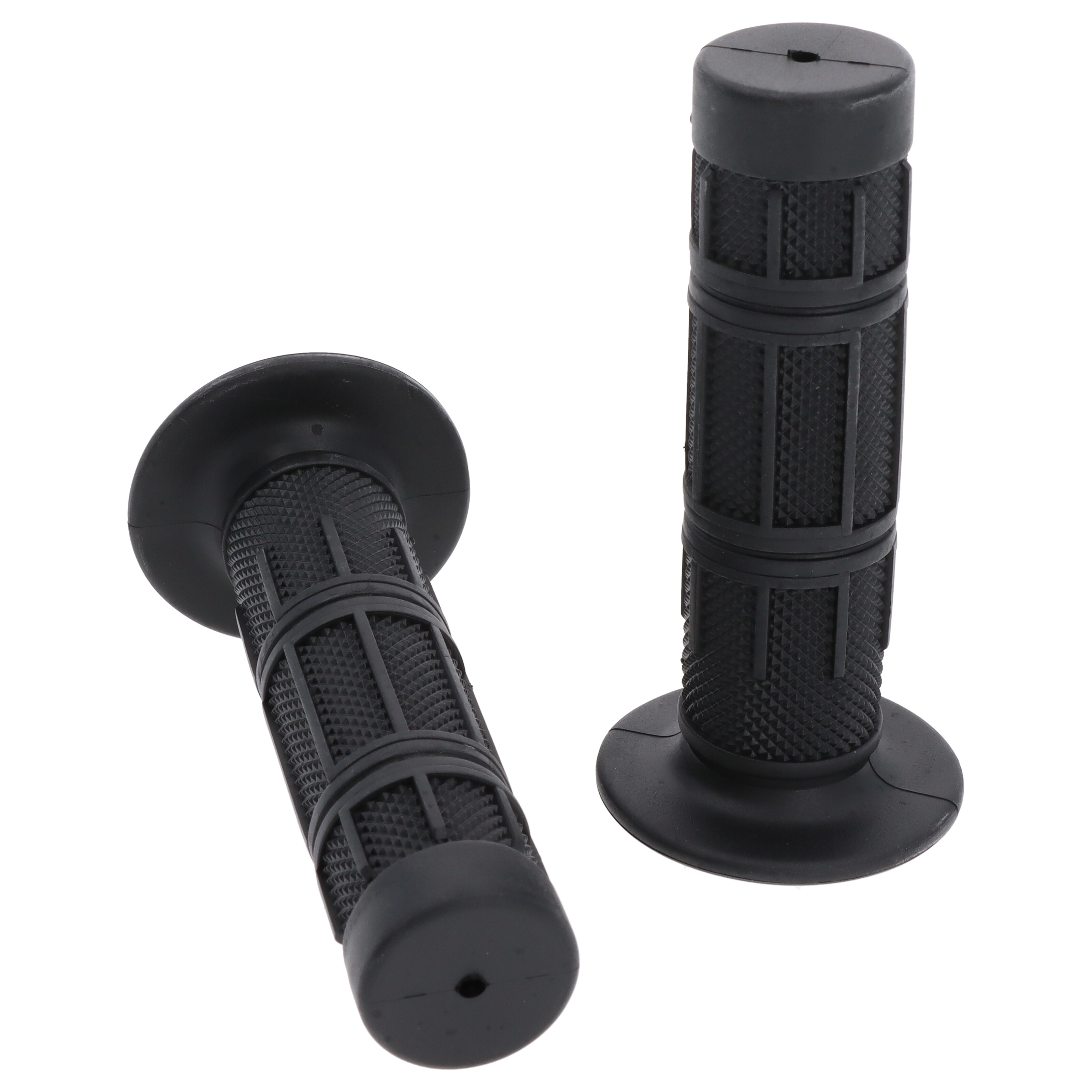 Motorrad Griffgummi-Paar 22/25mm schwarz 7/8 Zoll Lenker 124 mm Motorrad Roller Griffe