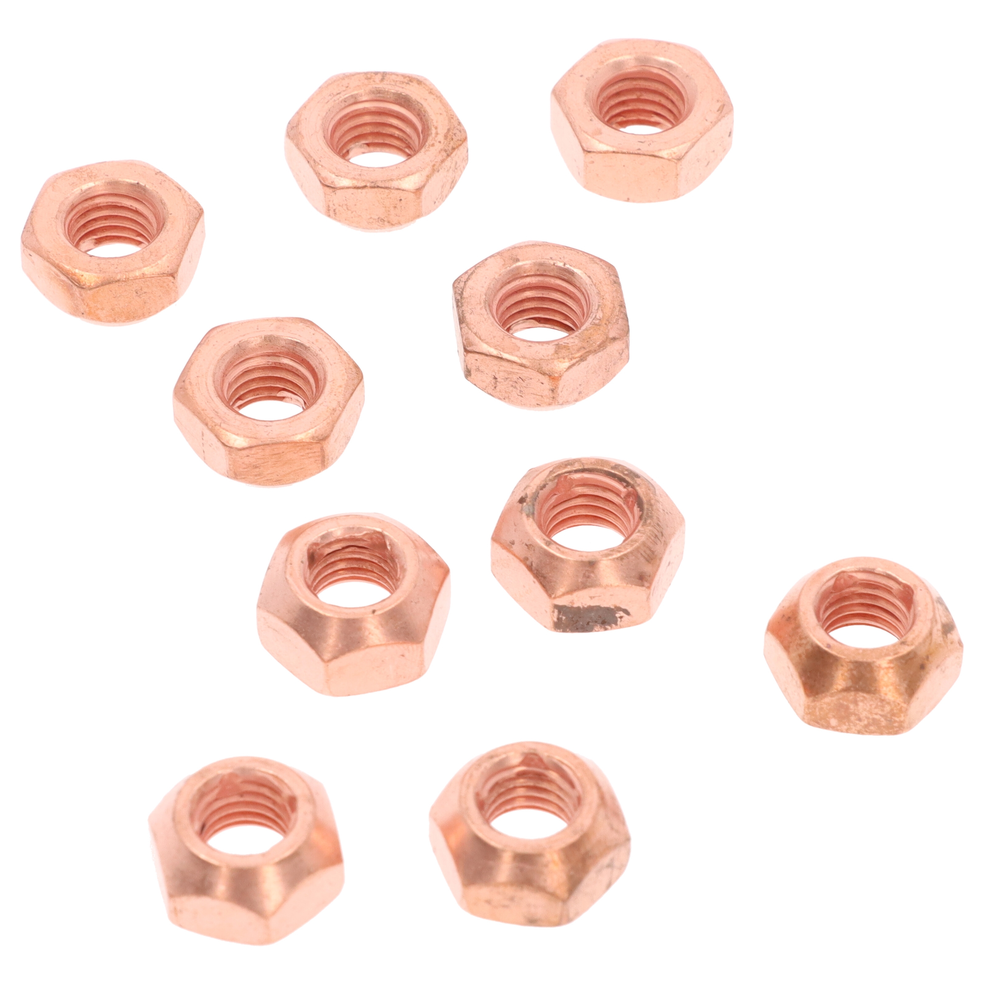 BOSAL BOS258-028 Auspuff Kupfermutter Kupfermuttern für Audi BMW VW M8 SW12 M8x1.25 10 Stück
