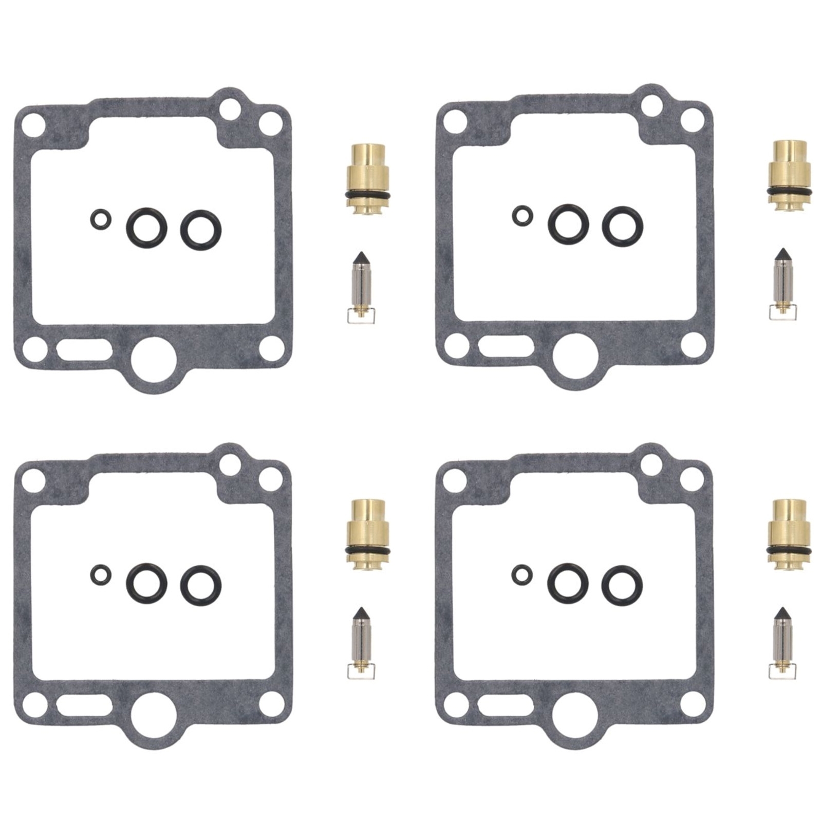4x Tourmax Vergaser Reparatursatz für Yamaha FJ1200 1988-1997 3YA 3CW FJ1200 A ABS