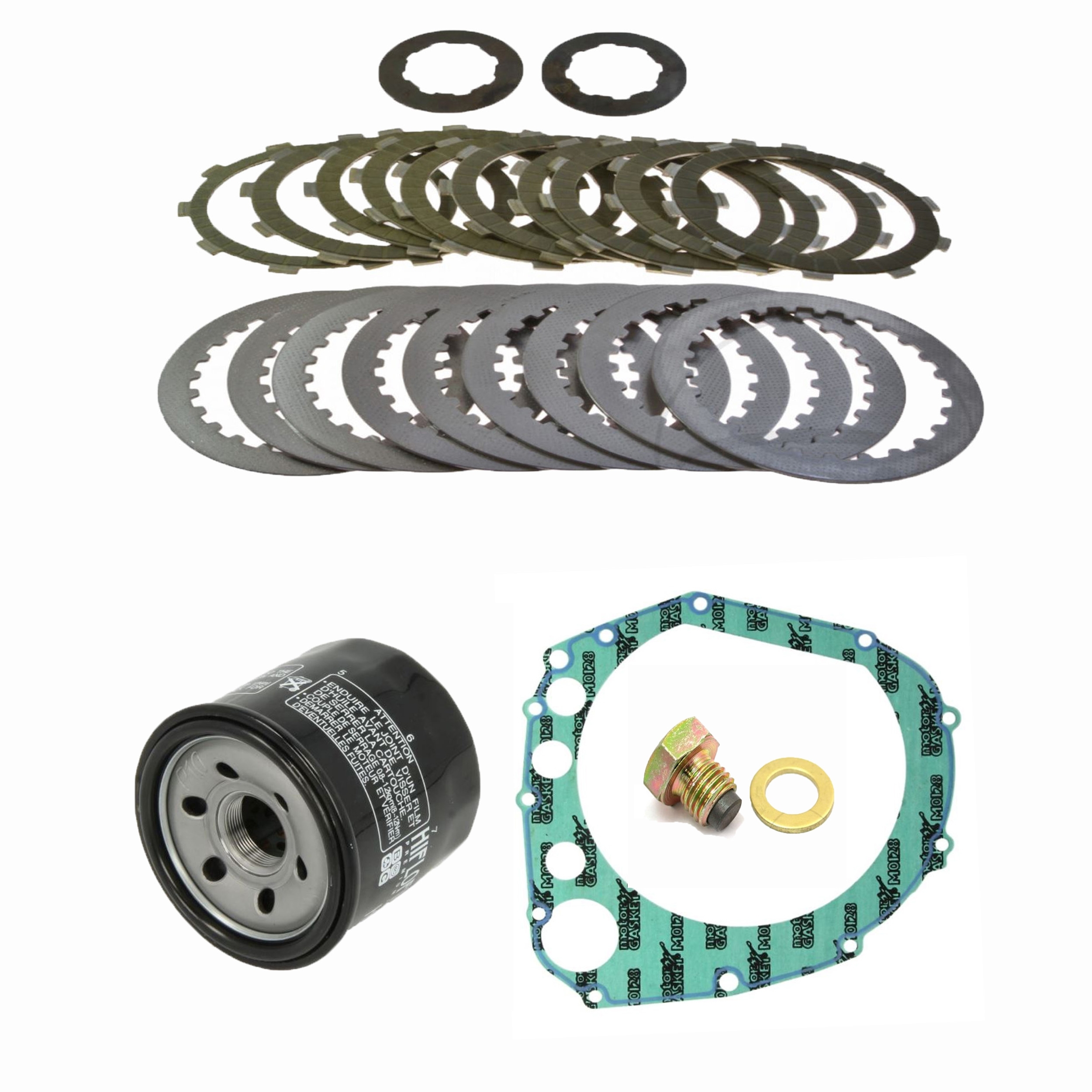 Kupplung für Suzuki GSX-R 750 1996 - 1999 Satz verstärkt Ablassschraube Dichtung Ölfilter