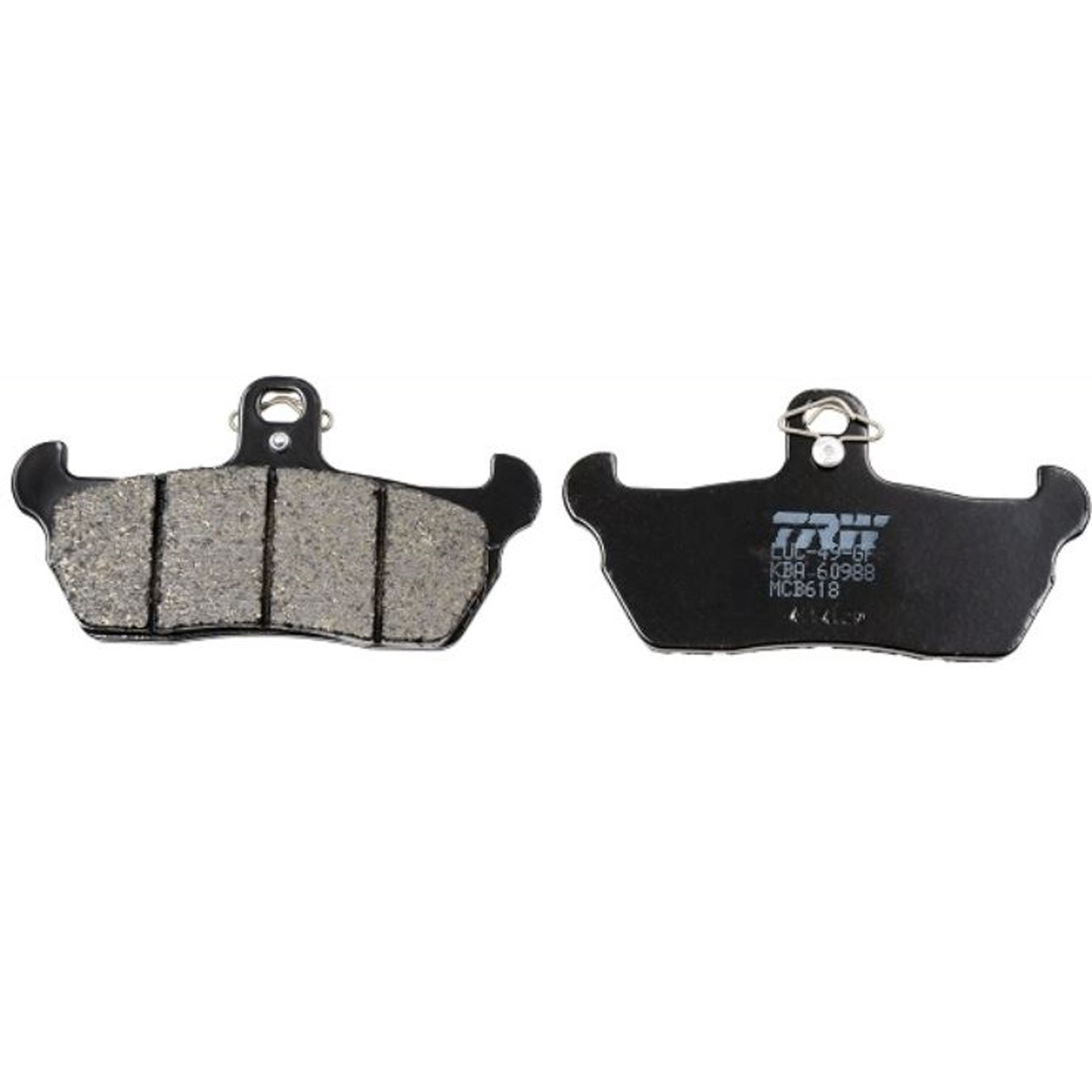 TRW MCB618 Bremsbeläge für Cagiva C12R Supercity W12 W8 Aprilia RX Tuareg Moto Guzzi Quota