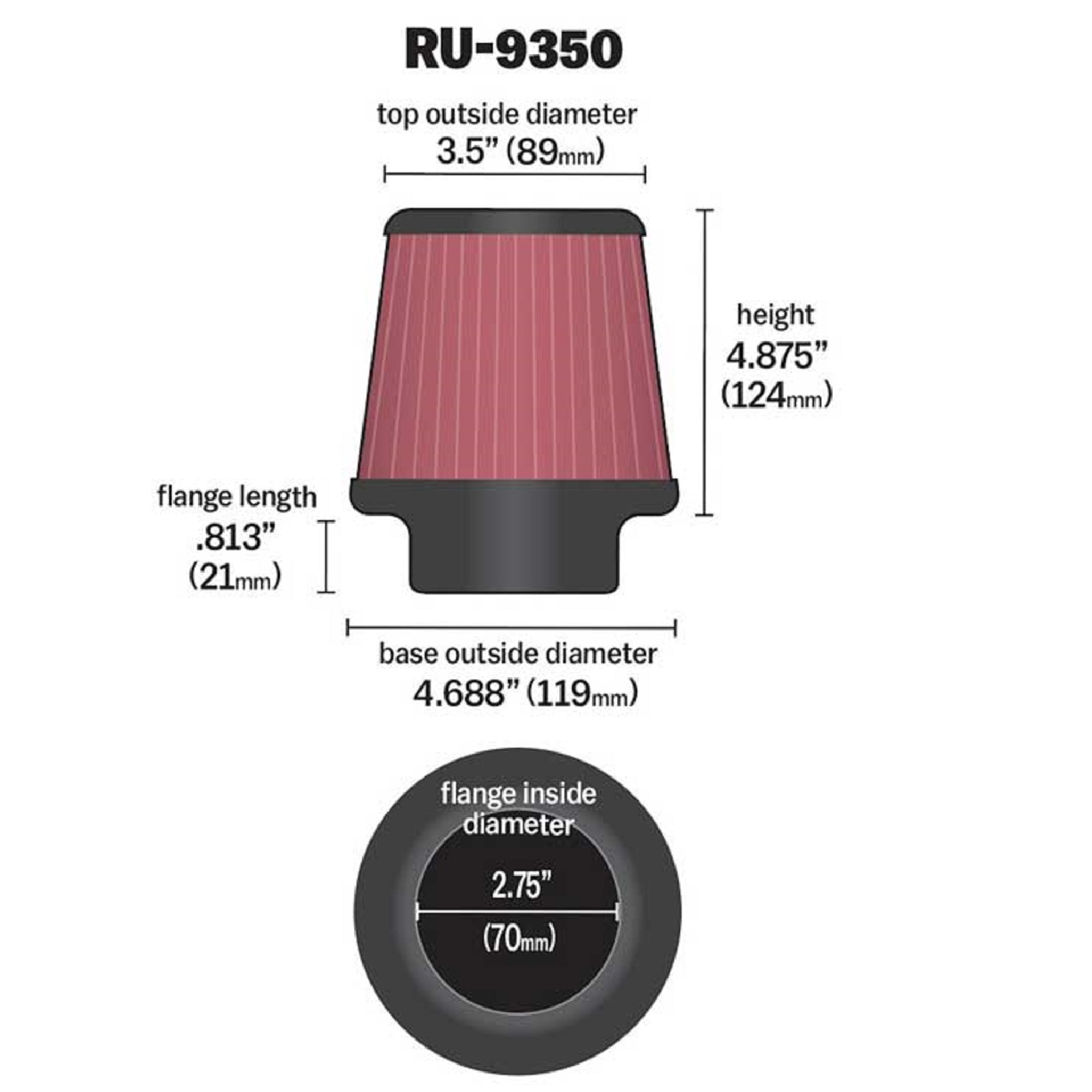 K&N Universalluftfilter für BMW 316i 116i 2006-2012