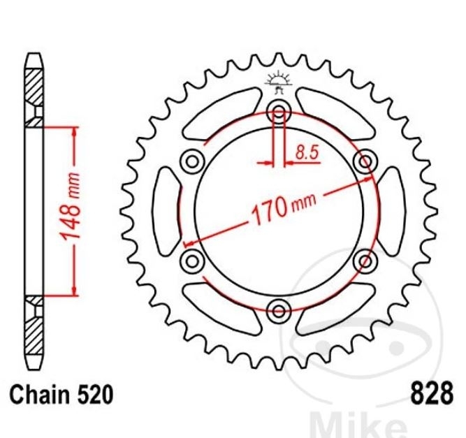DID VX2 Kettensatz für Suzuki DR 650 R Dakar 1990-1991