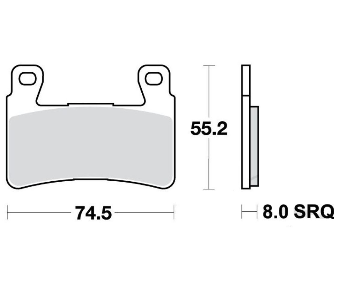 TRW MCB703TRQ Bremsbeläge vorne Honda CBR600 CBR900 VTR1000 CB1100 CB1300 Hyosung GT