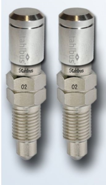 2x stahlbus Schnell-Entlüfterschraube Entlüftungsventil 3/8 Zoll-24UNFx16 + Alukappen Nickel