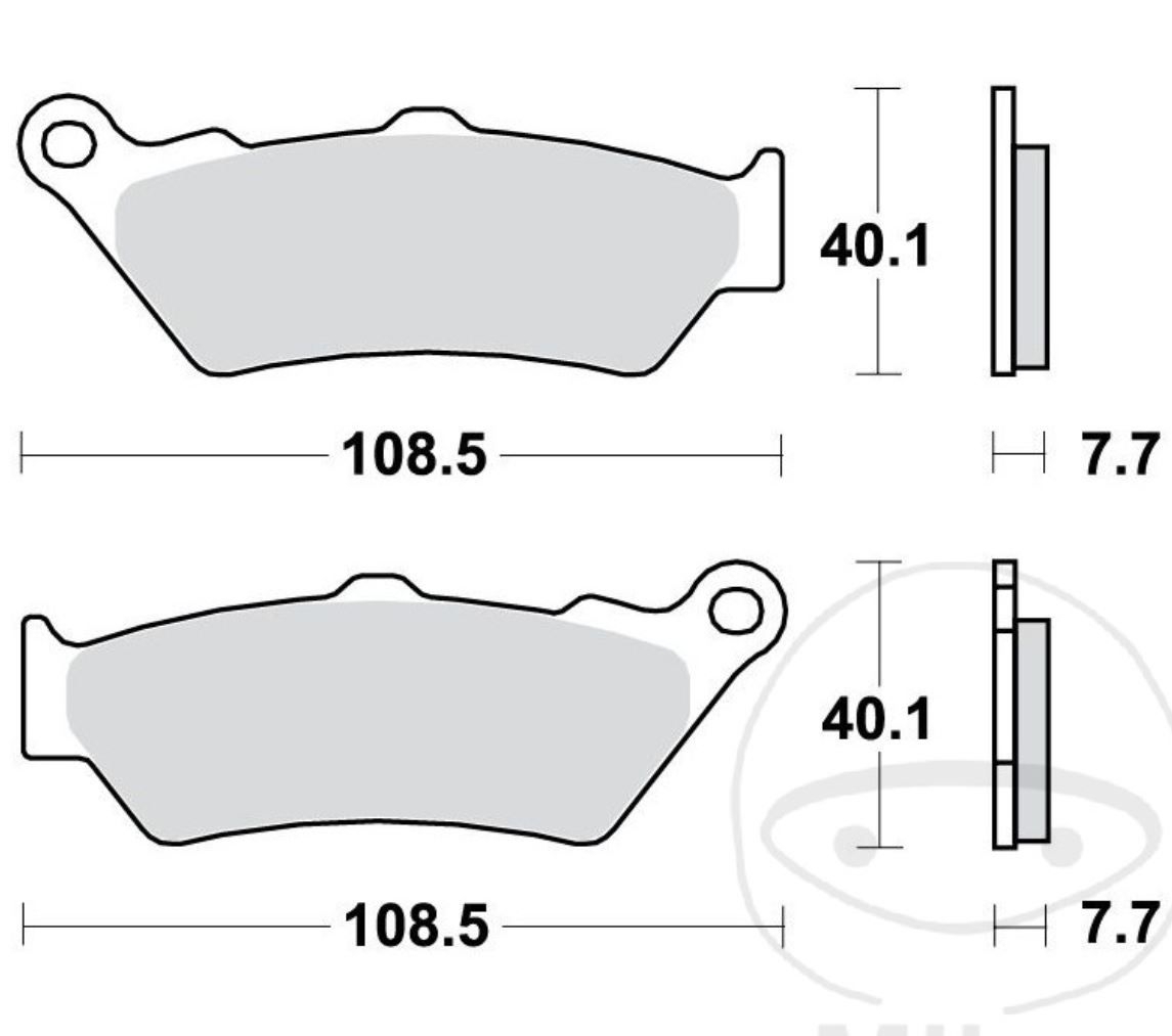 TRW MCB671 Bremsbeläge vorne für Aprilia Moto Pegaso 650 ETV BMW F 650 800 700 R G K