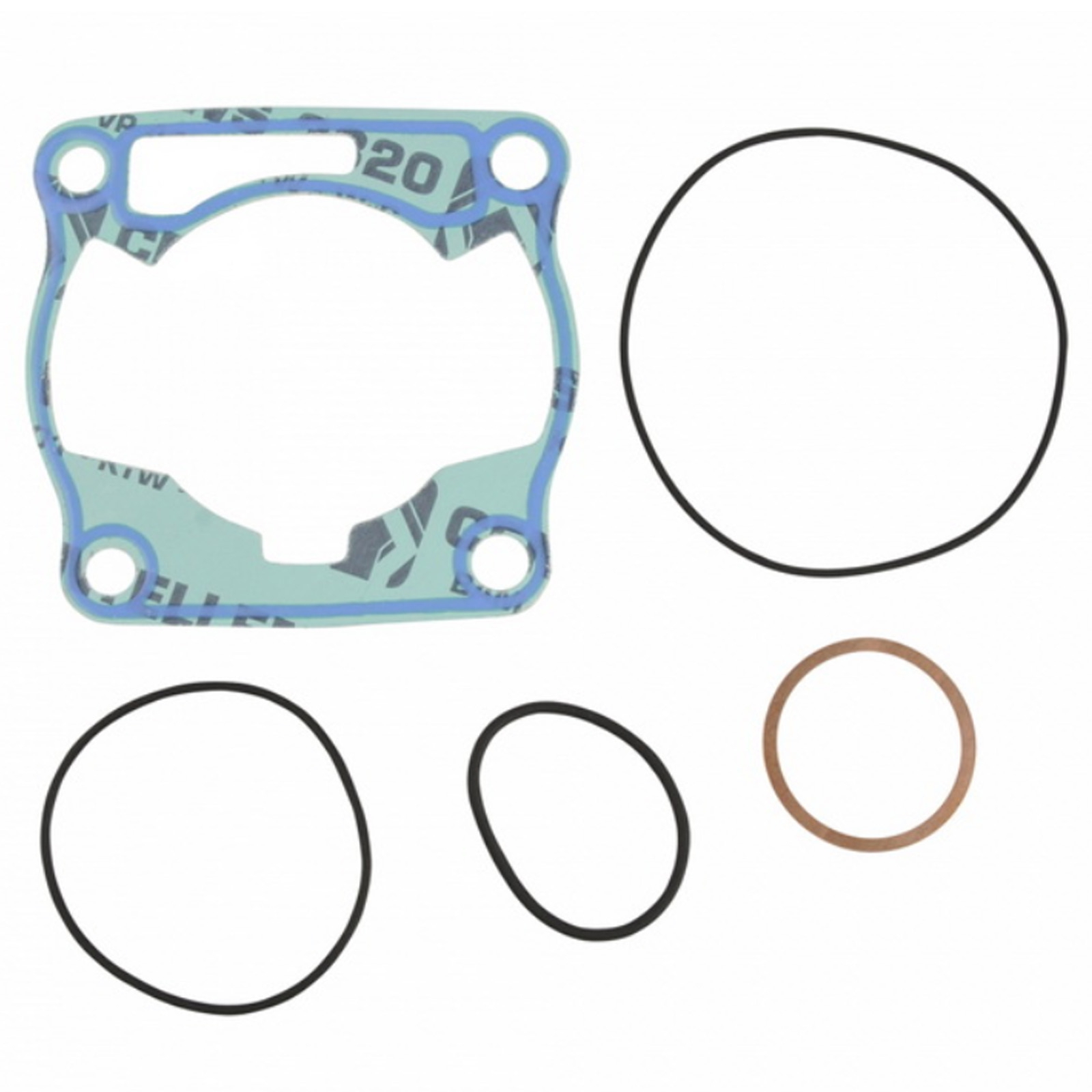 Topend Zylinder Dichtsatz P400485600089 für Yamaha YZ85 SW LW 2002 - 2013 YZ80 1993 - 2001