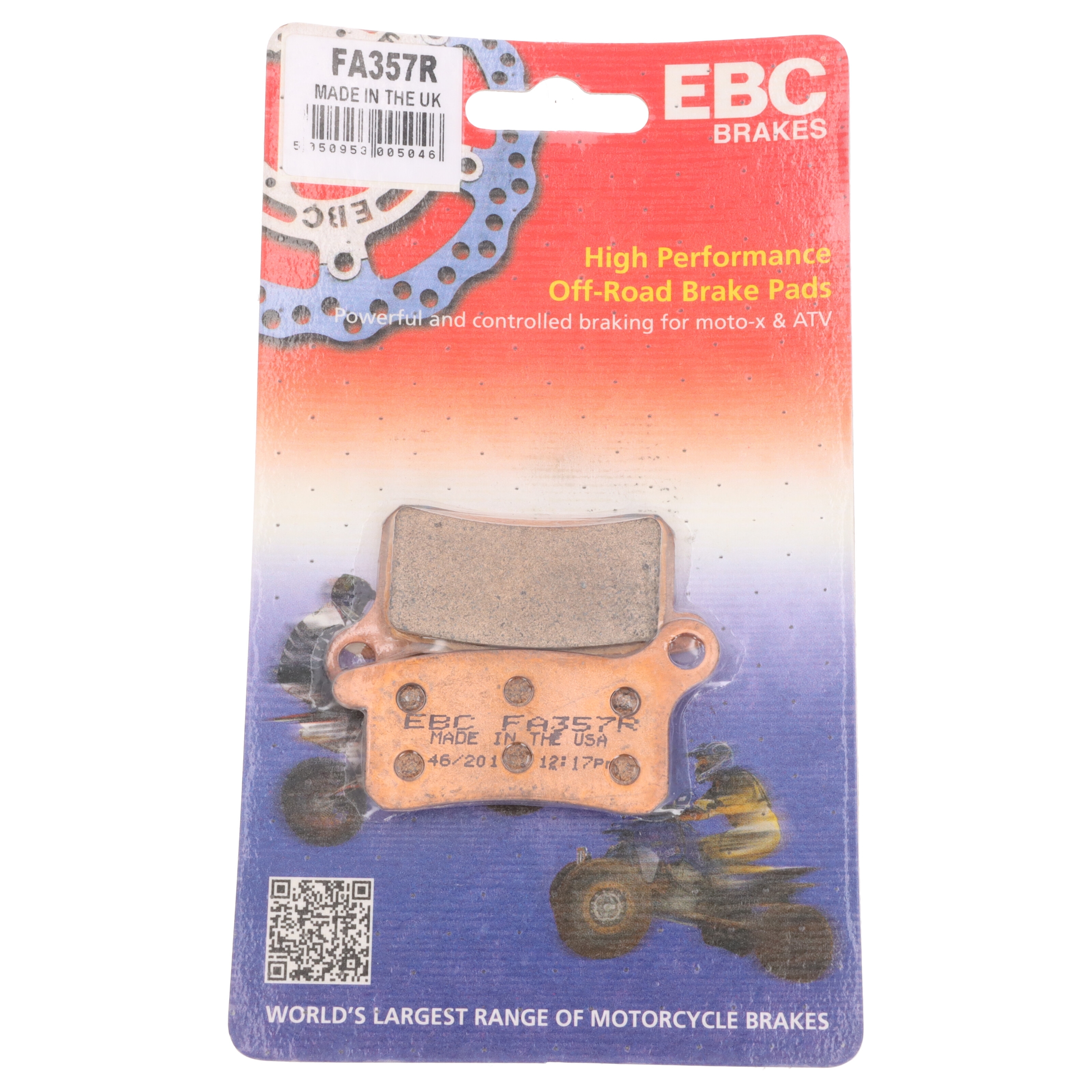 EBC Goldstuff Sintermetall Bremsbeläge FA357R KTM SX 65 SX 85 Husqvarna CR 65