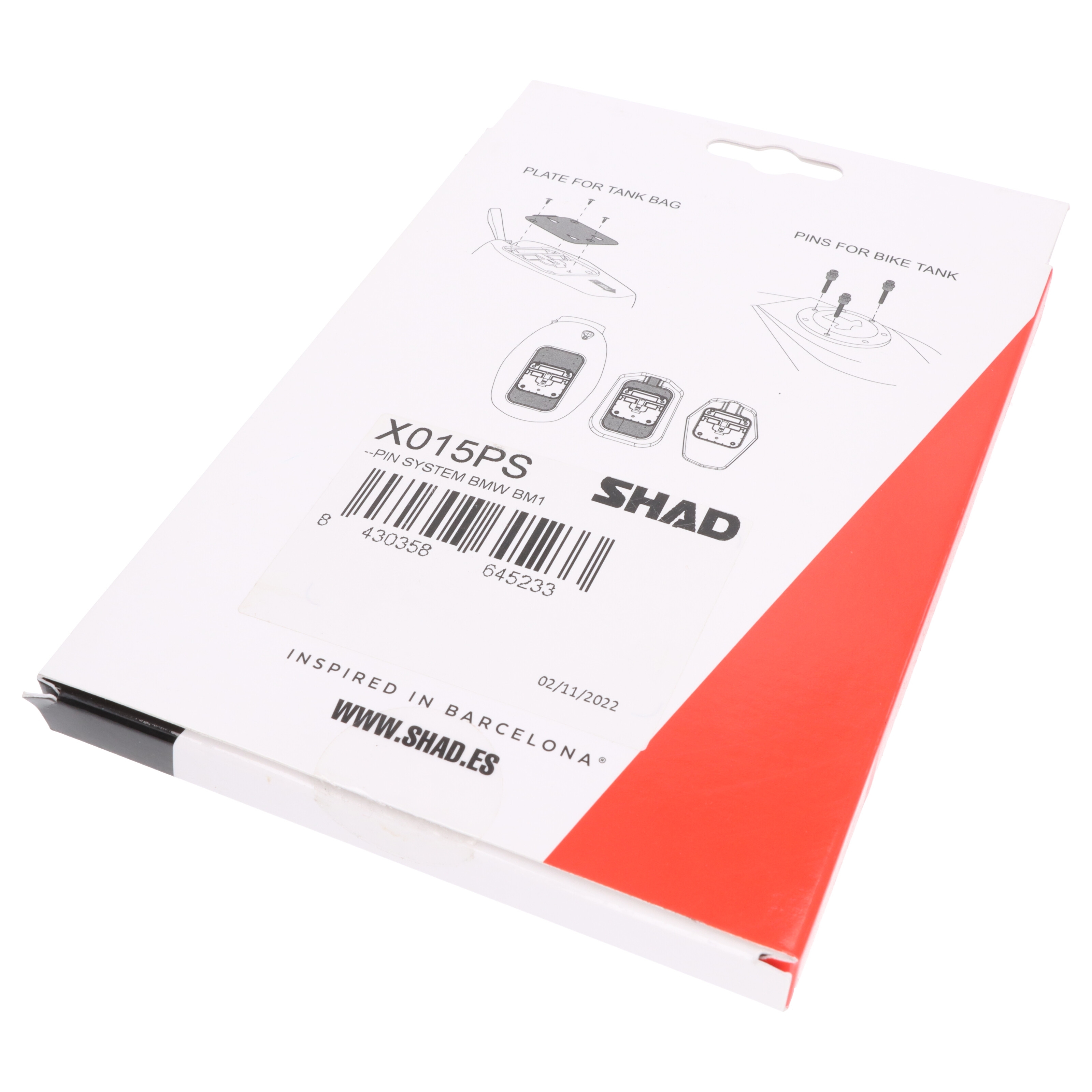 Shad Pin System X015PS Montagesatz für E04P E10P E16P
