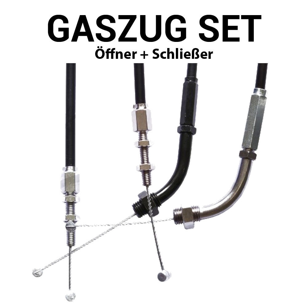 Gaszug Satz für Kawasaki Z 550 C Ltd 1982-82 Z 650 SR 1979-80 Öffner A + Schließer B