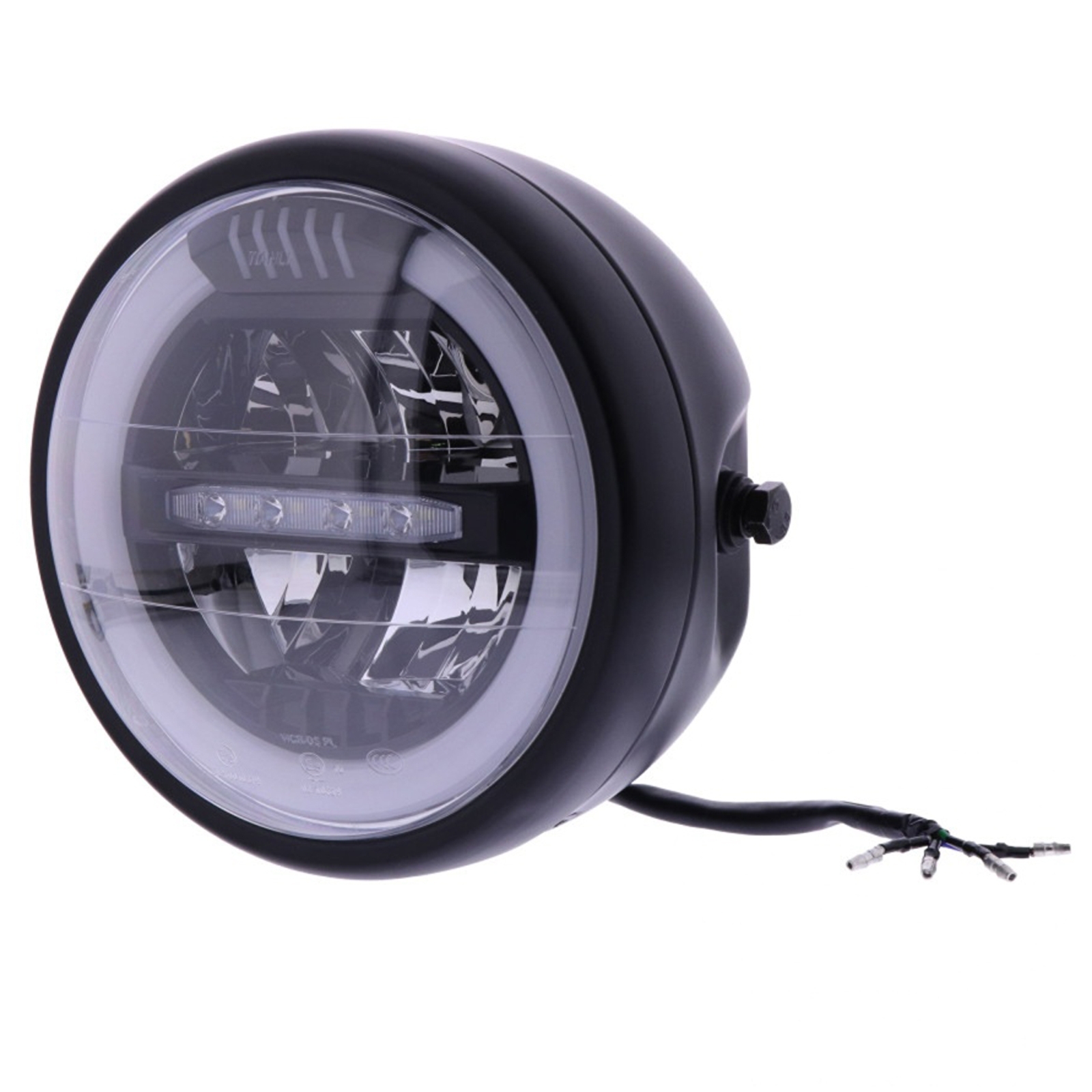 JMP 7743066 LED-Hauptscheinwerfereinsatz schwarz 6 1/2 Zoll Scheinwerfer