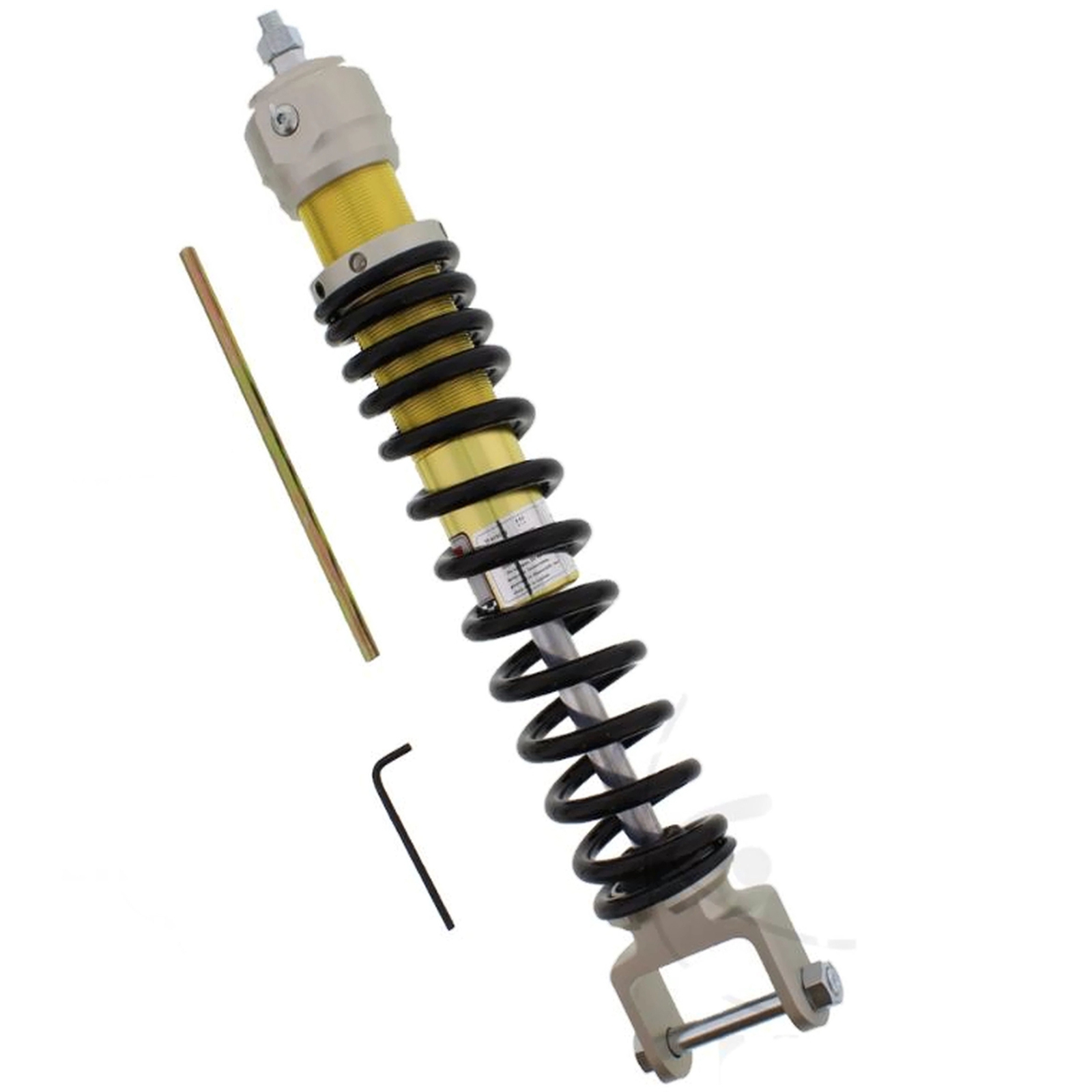 YSS OE302-340T-01AL-38 Stoßdämpfer Federbein hinten für Vespa PX80 1981-96 PX125 1981-13 PX200 1983-03 PX150