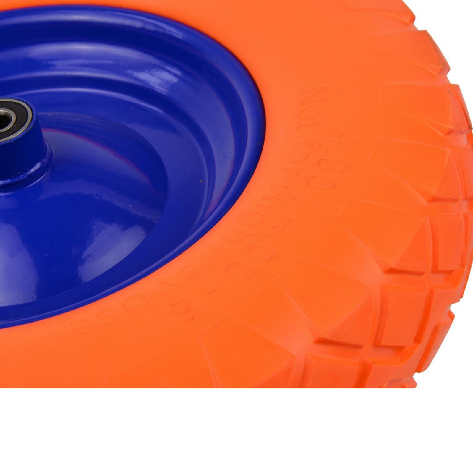 Reifen Schubkarrenrad 4.00-8 4.80-8 pannensicher PU Vollgummi Schubkarrenreifen orange