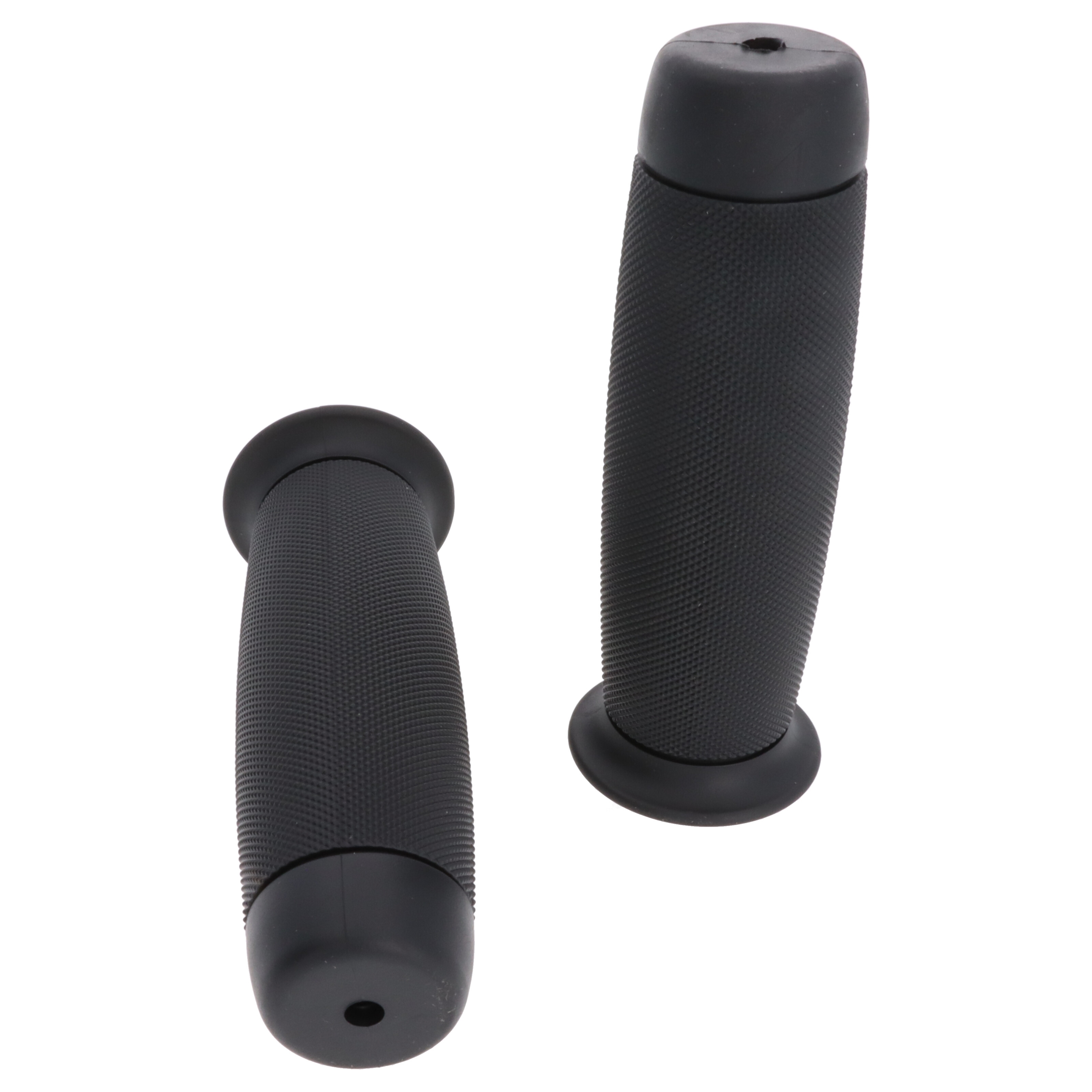 Griffgummi-Paar 22/25mm schwarz 7/8 Zoll Lenker 124mm Motorrad Roller Griffe