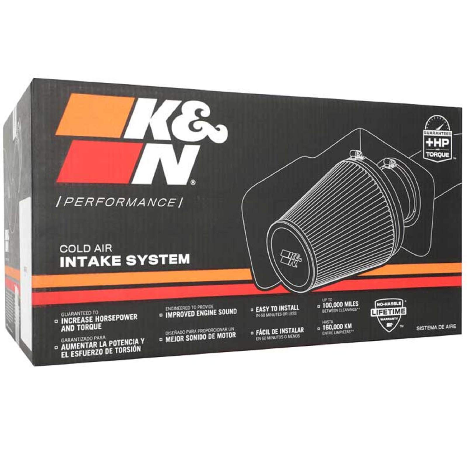 K&N Einlassfilter Performancekit für Chevrolet Camaro SS 6.2 V8 2010-2015